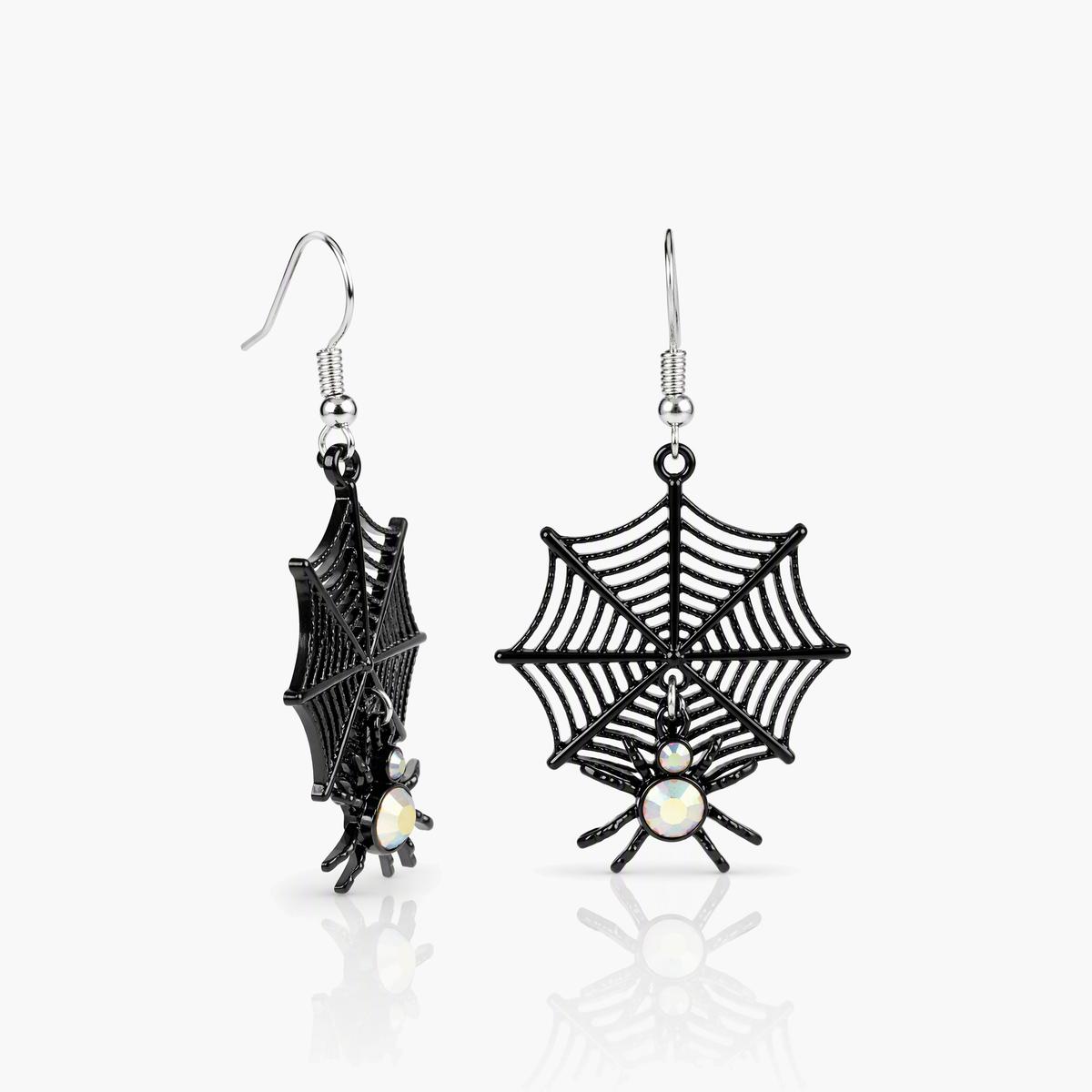 Trendy Spiderweb Drop Earrings