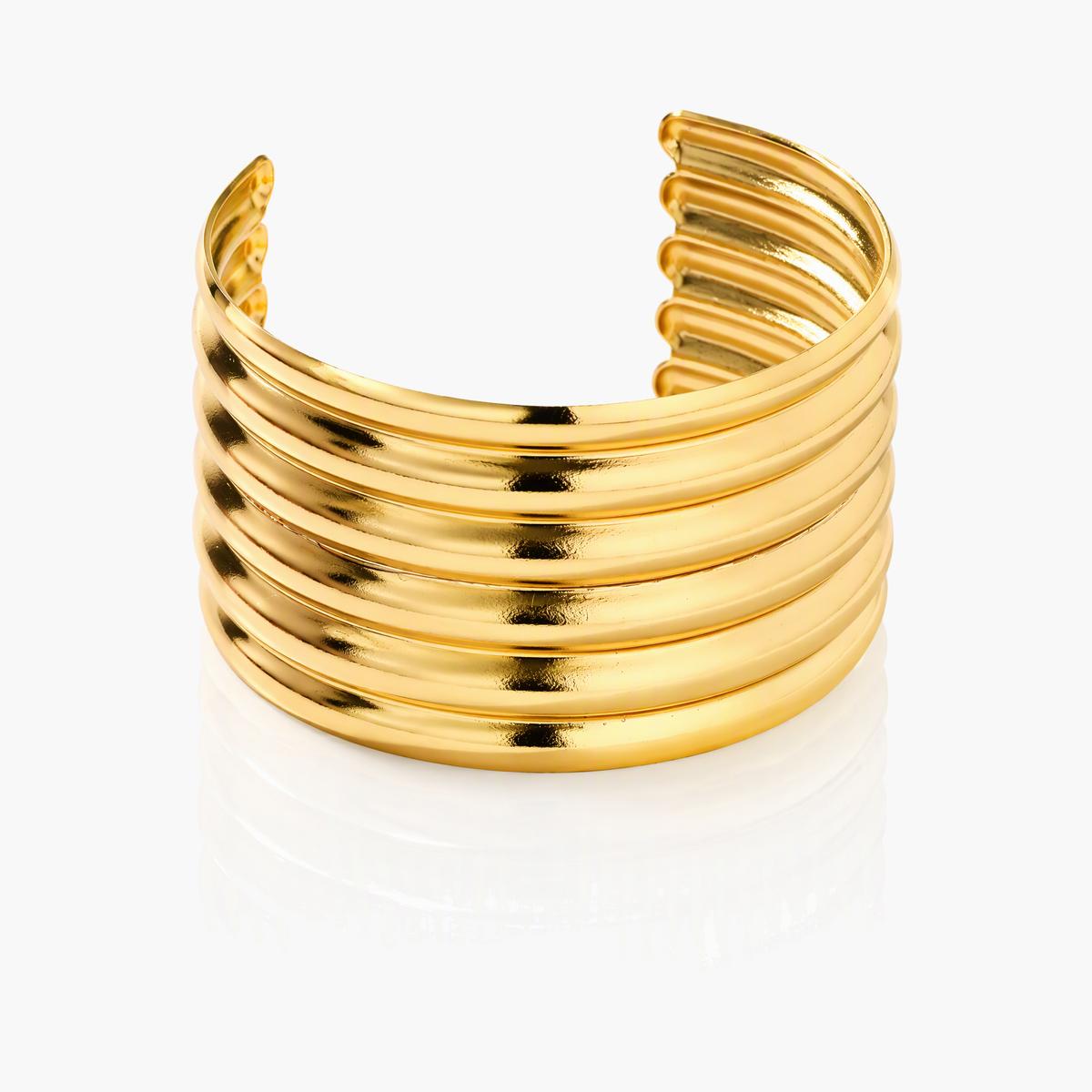 Chunky Multi-Layer Cuff Bracelet