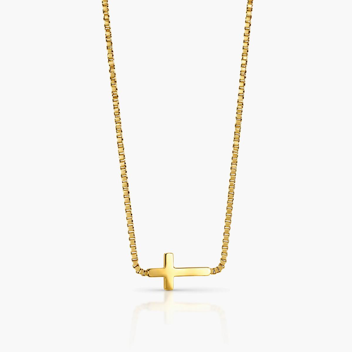 Minimalist Cross Pendant Necklace
