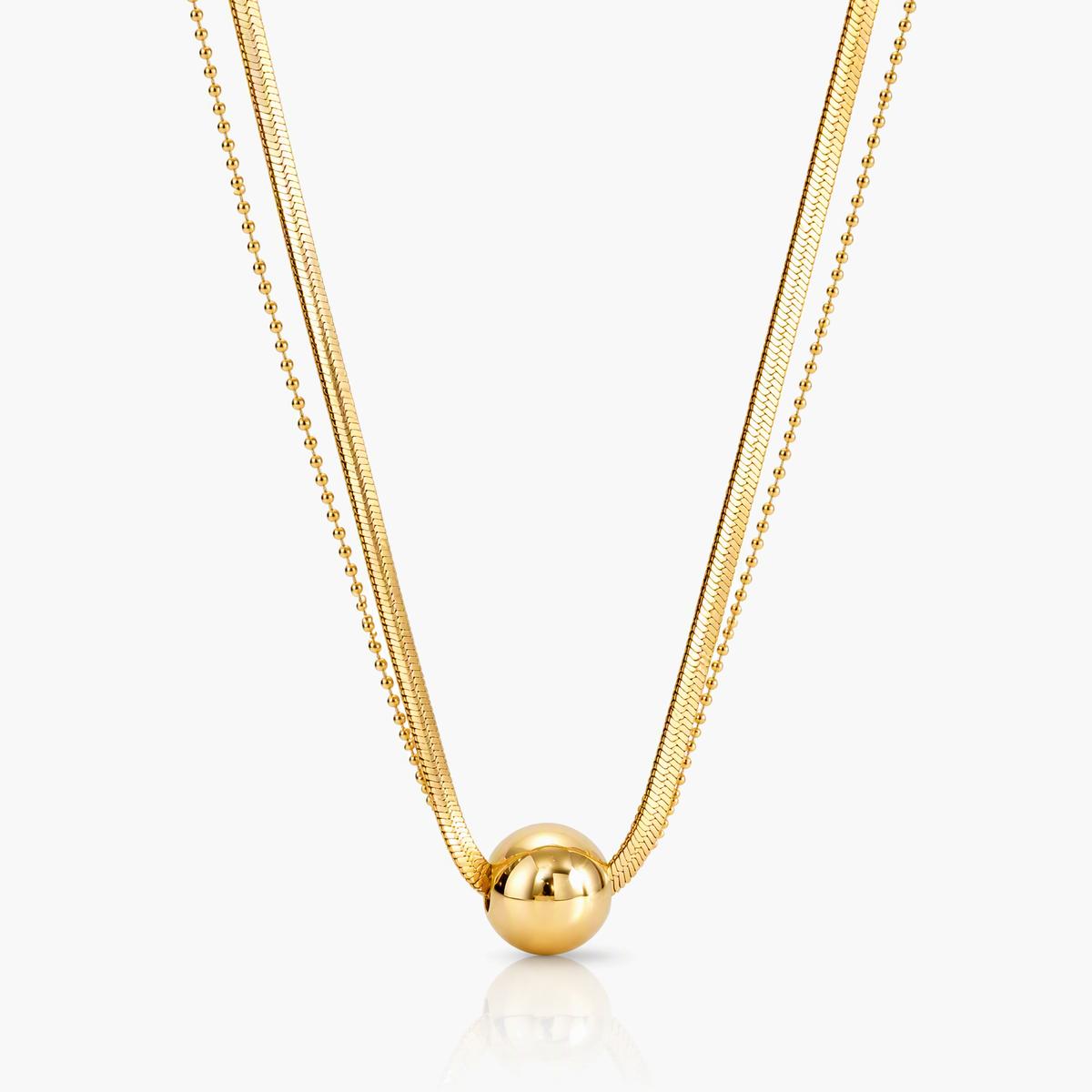 Sphere Pendant Necklace