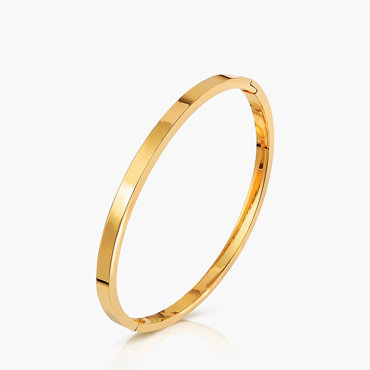 Minimalist Smooth Band Bangle