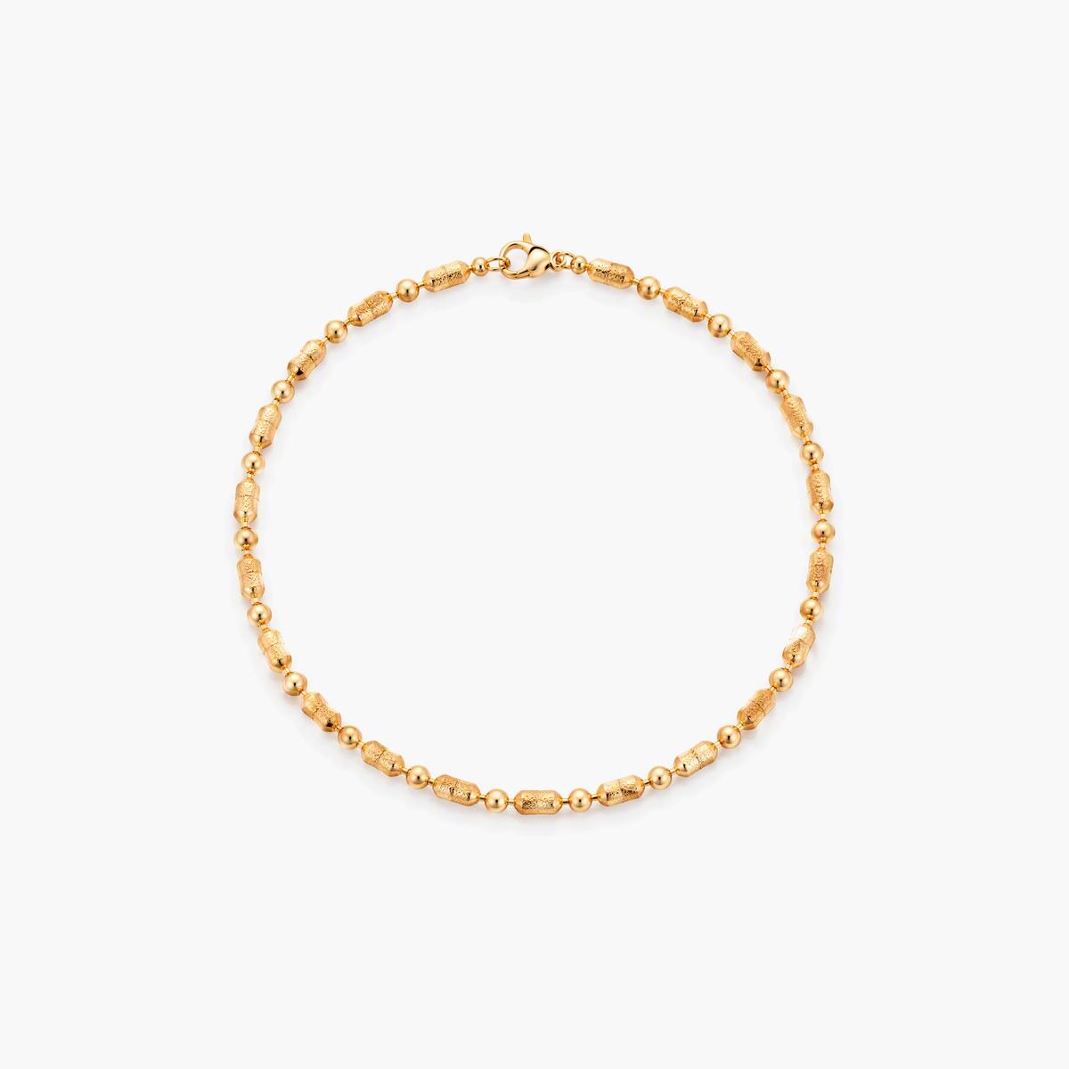 Dainty Beaded Chain Necklace
