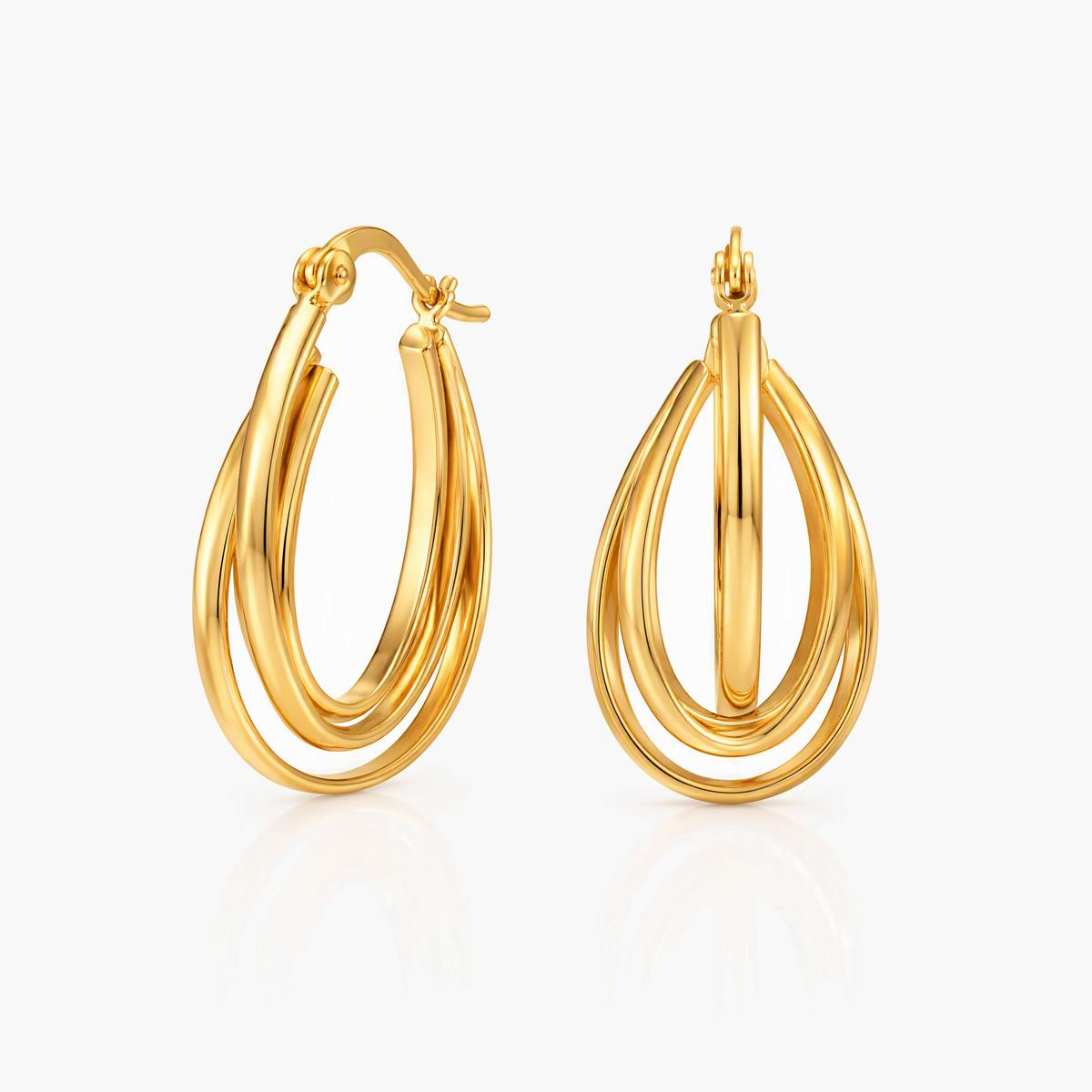 Multi-Layer Hoop Earrings