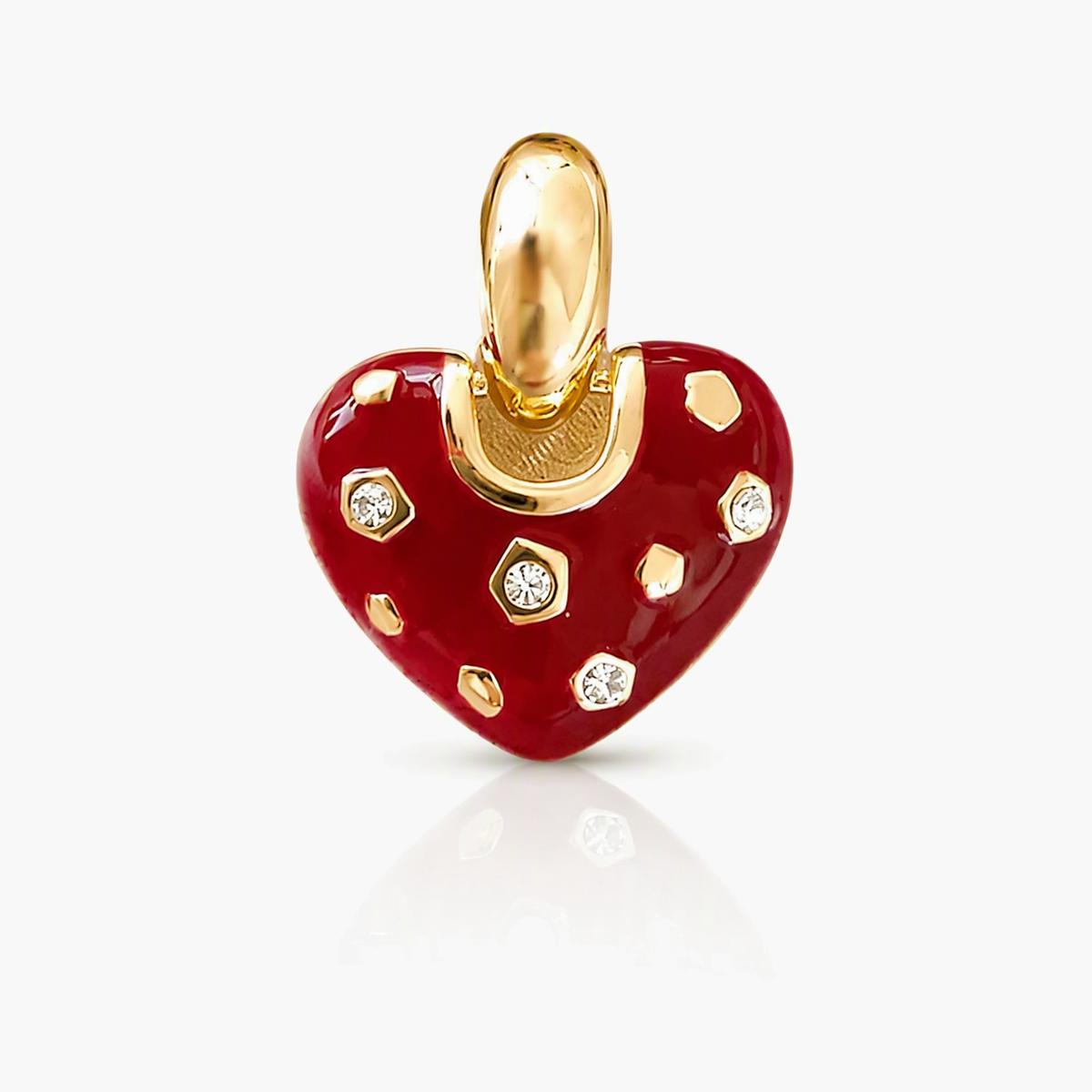 Cute Heart Charm Earrings