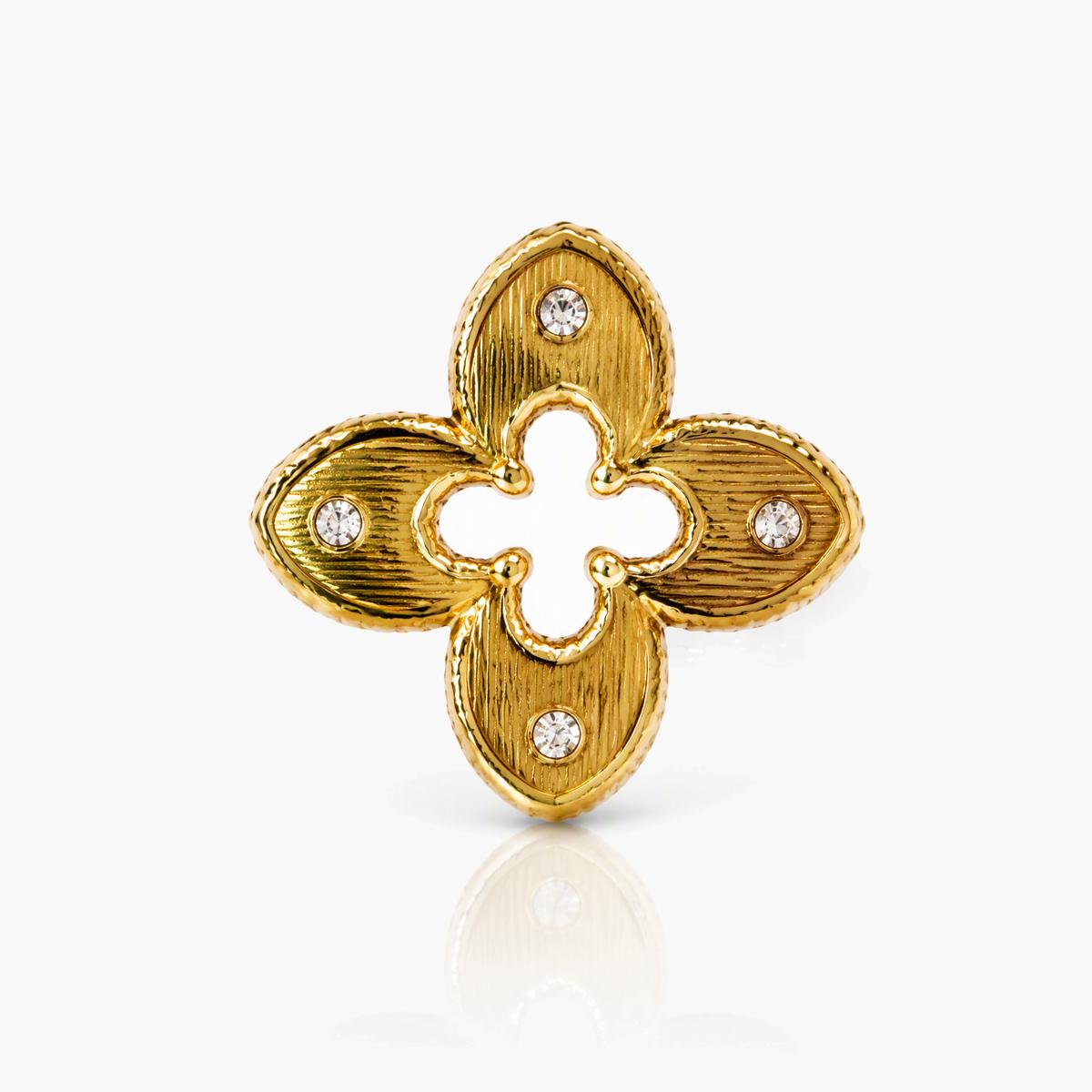 Four-Leaf Clover Stud Earrings