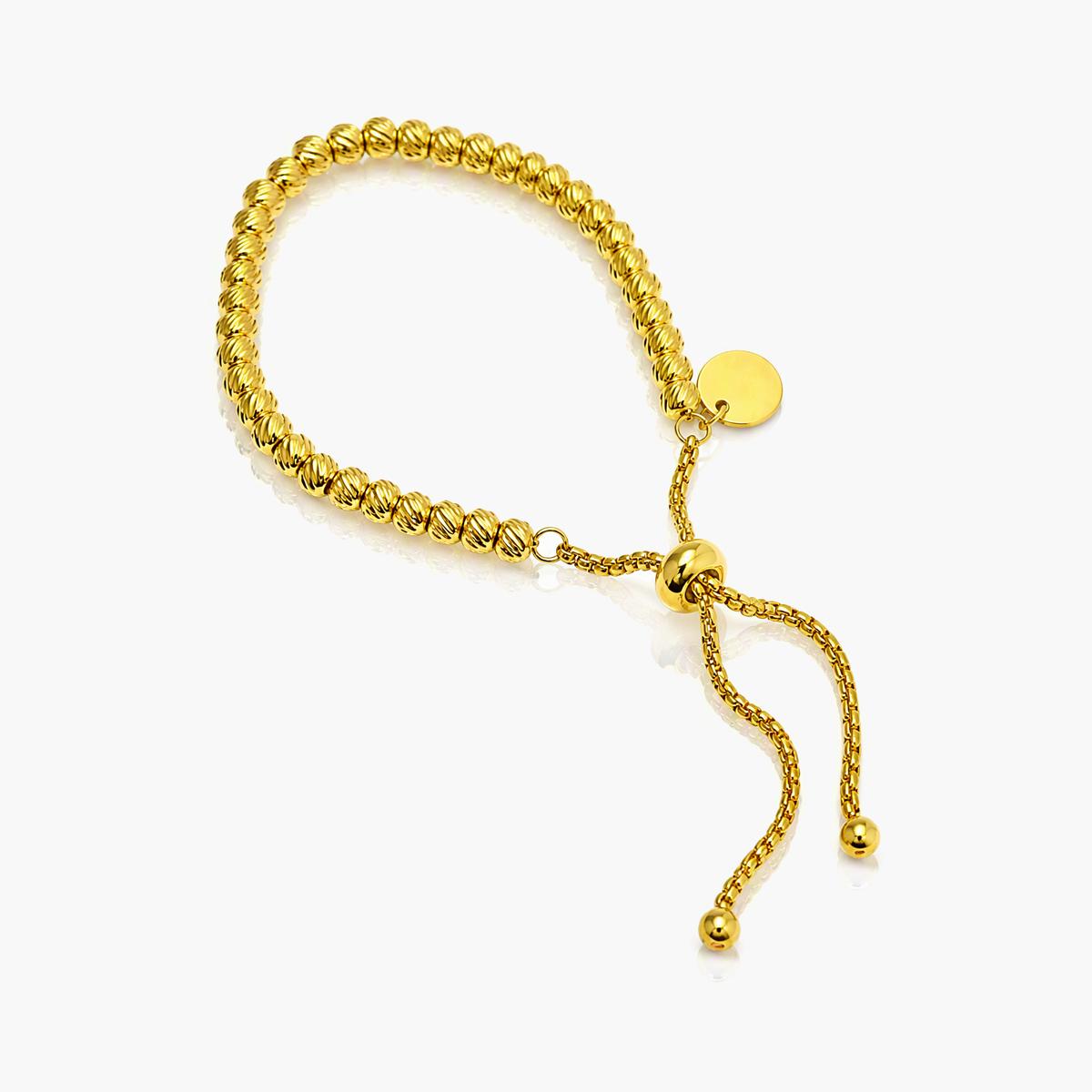 Dainty Twisted Bead Bracelet