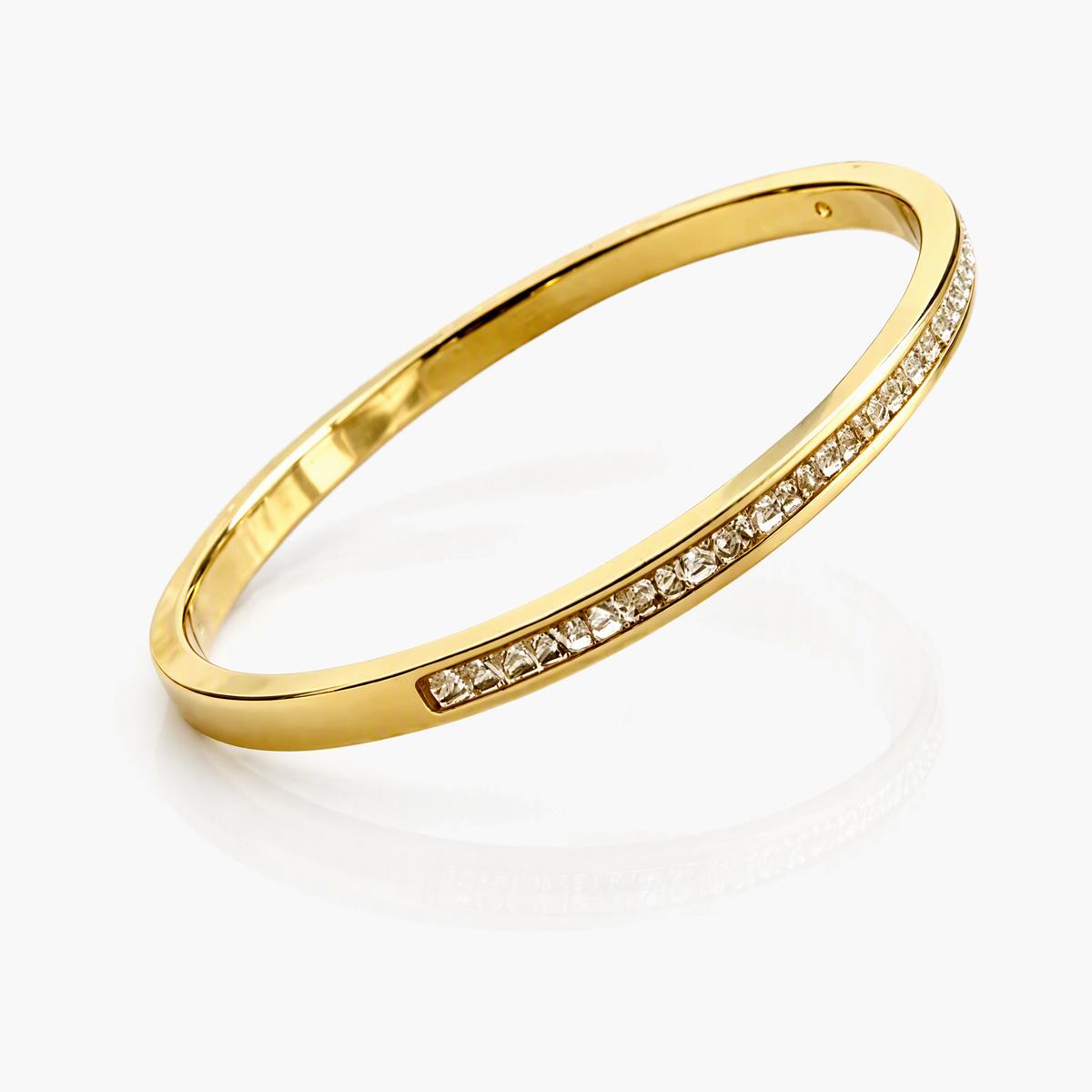 Dainty Pave Set Bangle