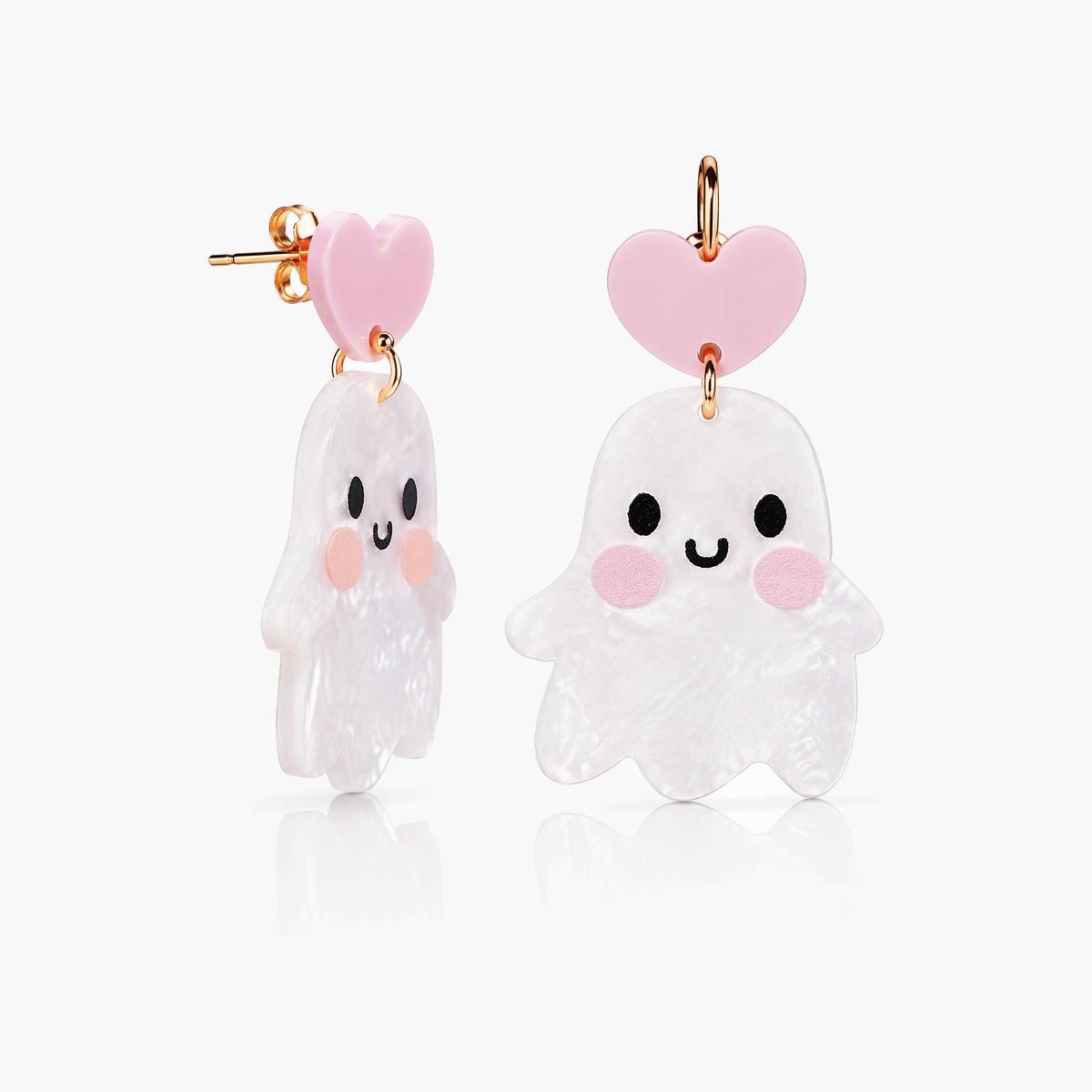 Cute Ghost Drop Earrings