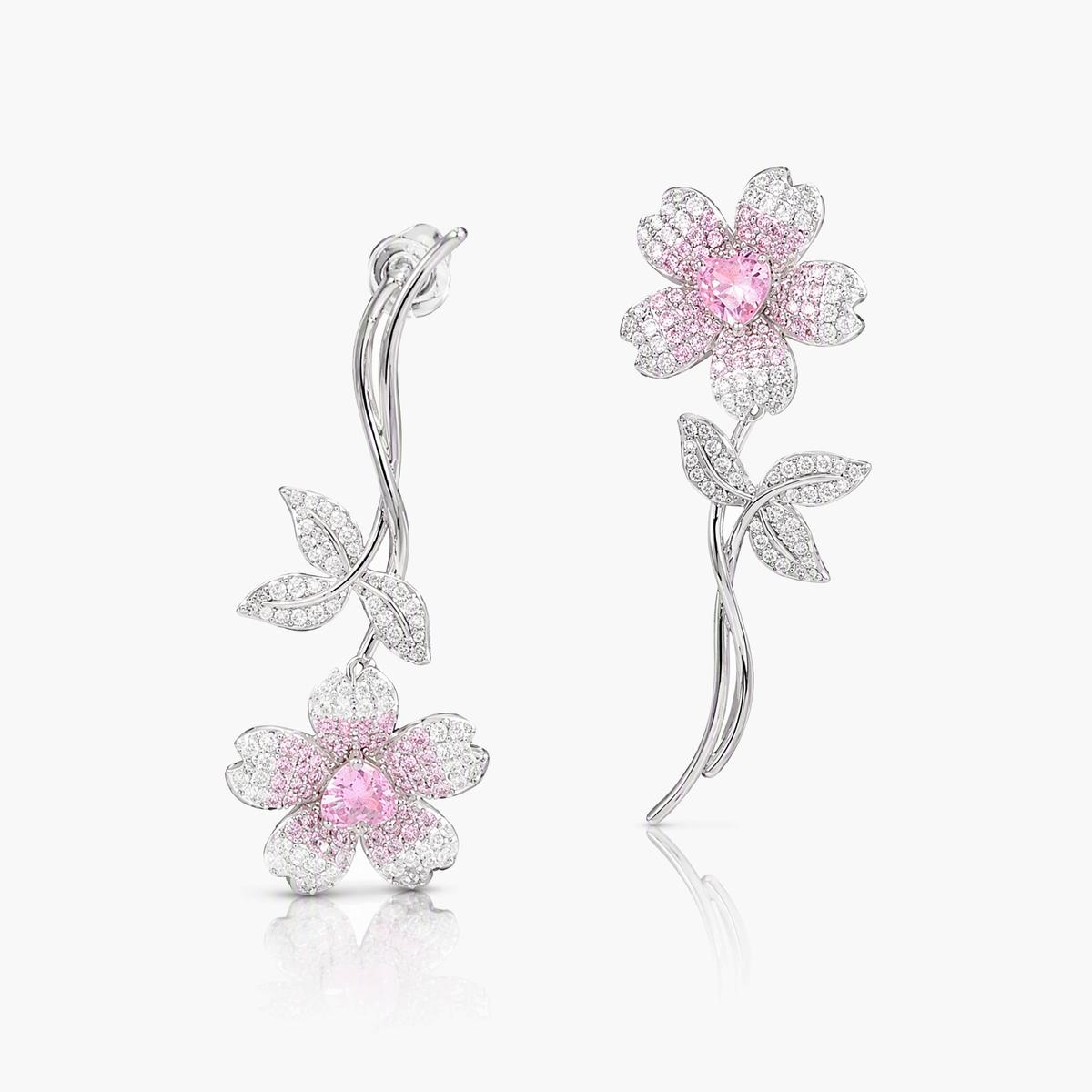 Dainty Flower Drop Earrings