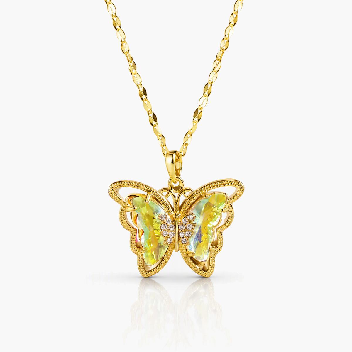 Dainty Butterfly Pendant Necklace