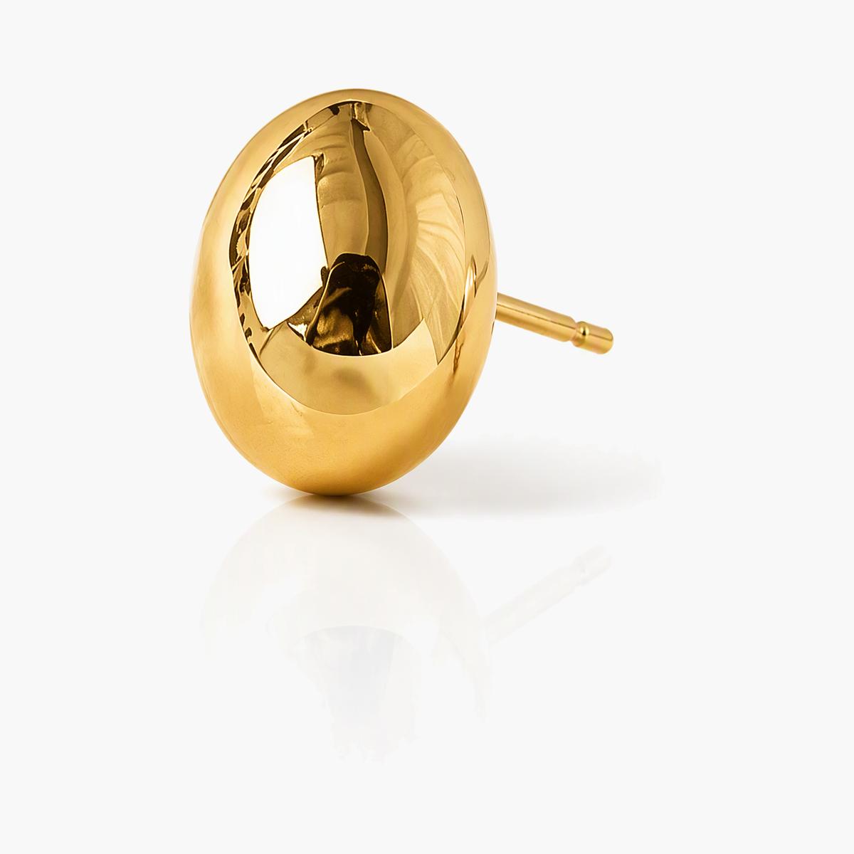Minimalist Hollow Dome Stud Earrings