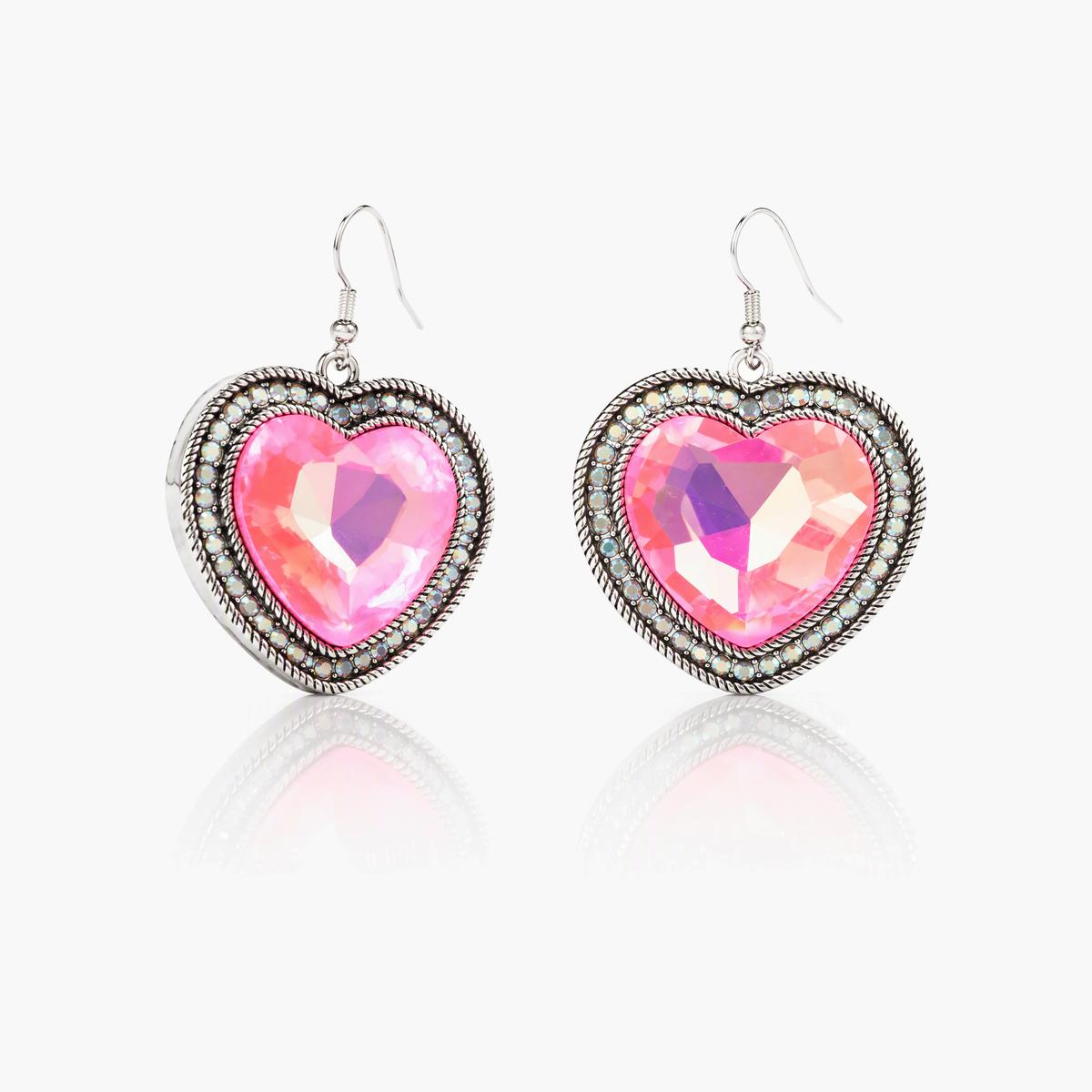 Heart Drop Earrings
