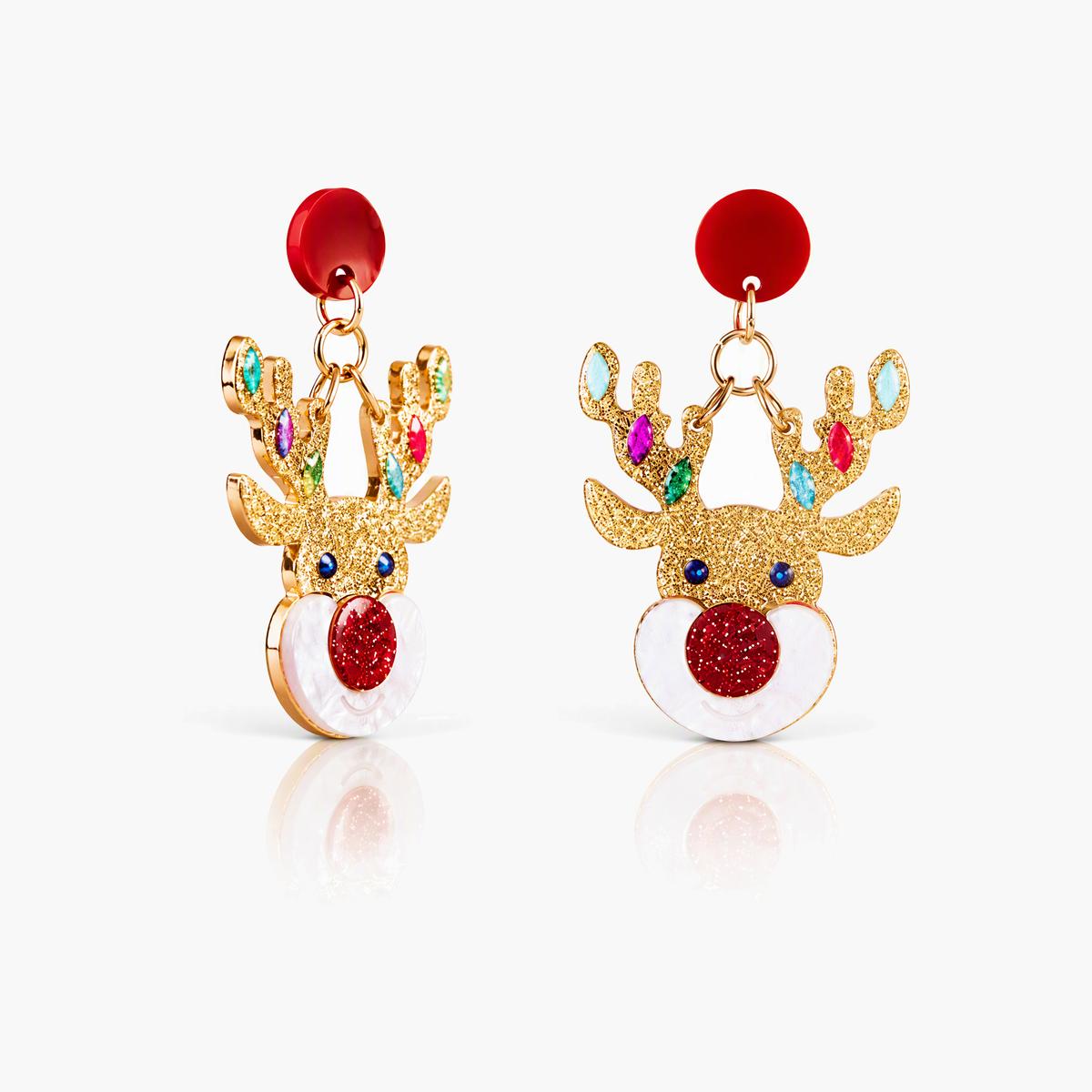 Cute Festive Character Drop Earrings