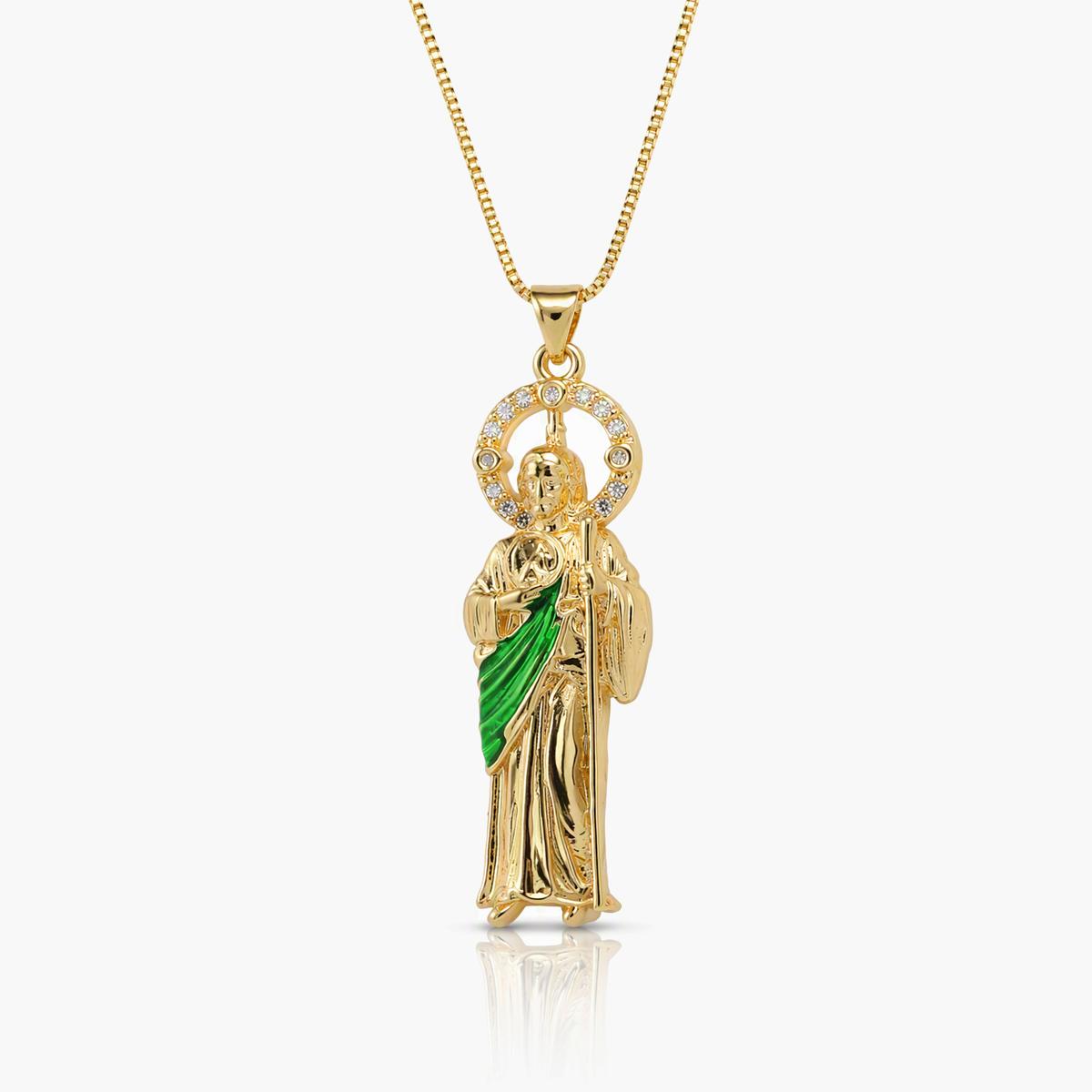 Trendy Virgin Mary Pendant Necklace