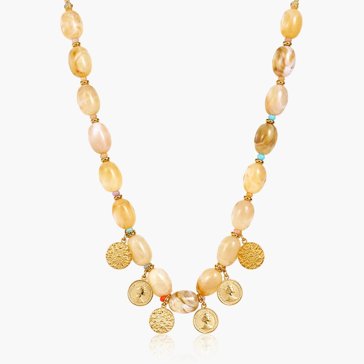 Vintage Coin Charm Necklace