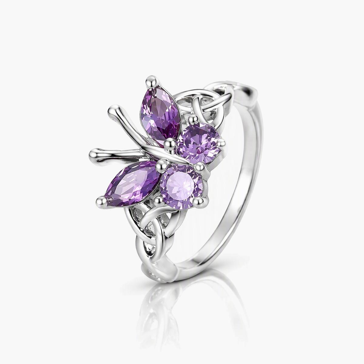 Butterfly Celtic Knot Ring