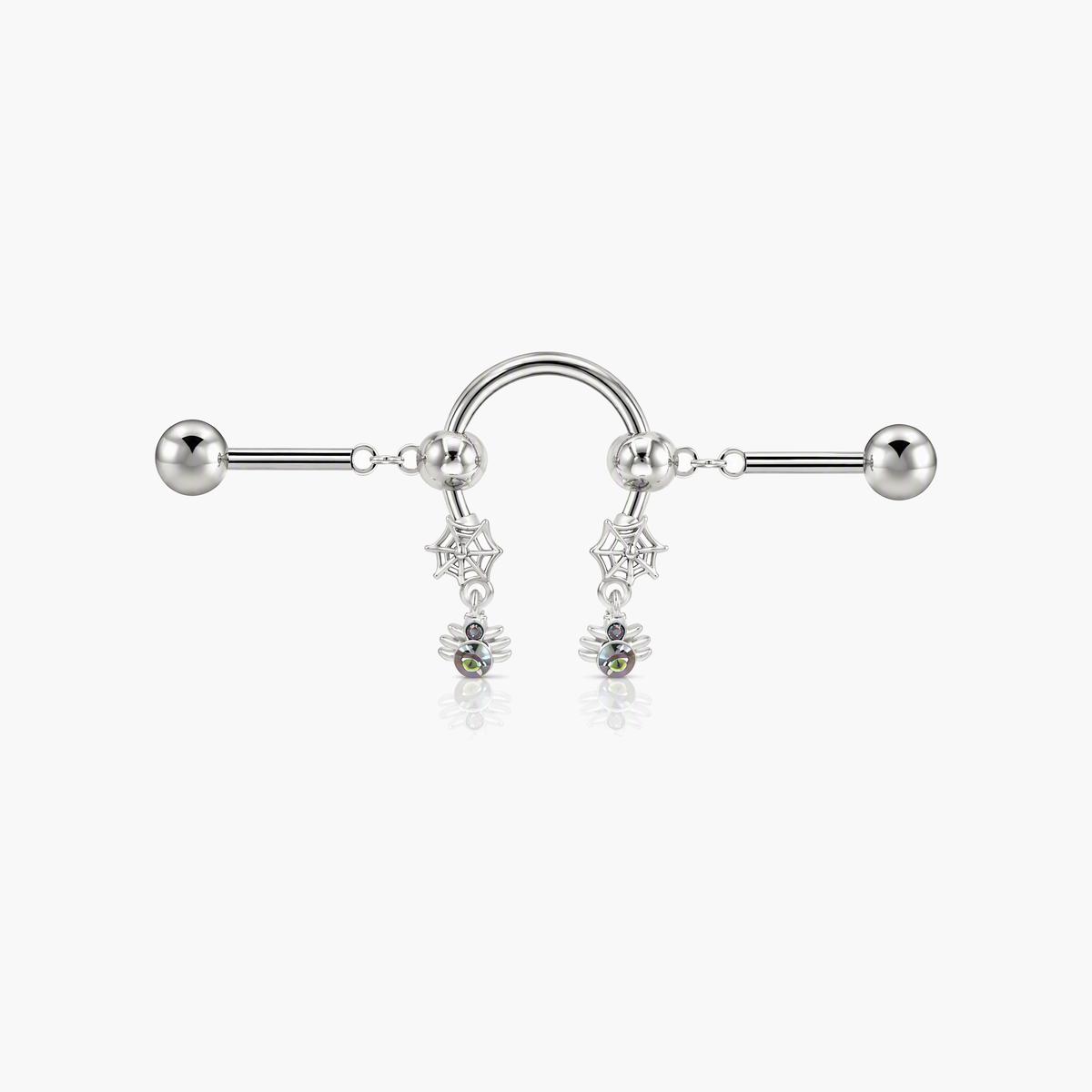 Cute Heart Charm Septum Ring