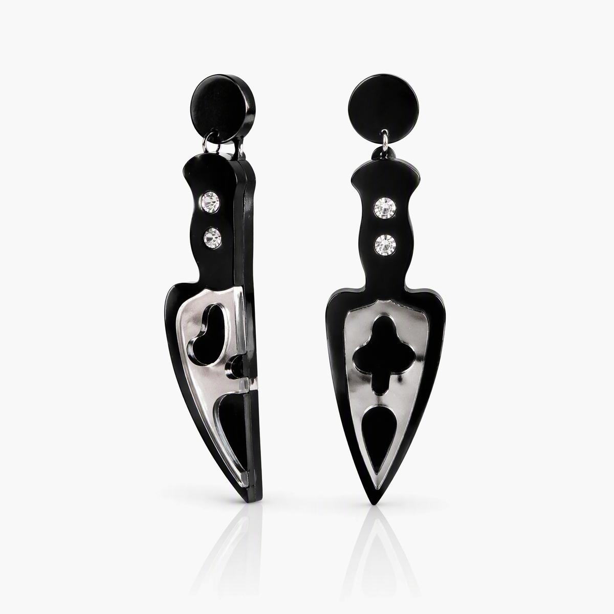 Trendy Dagger Drop Earrings