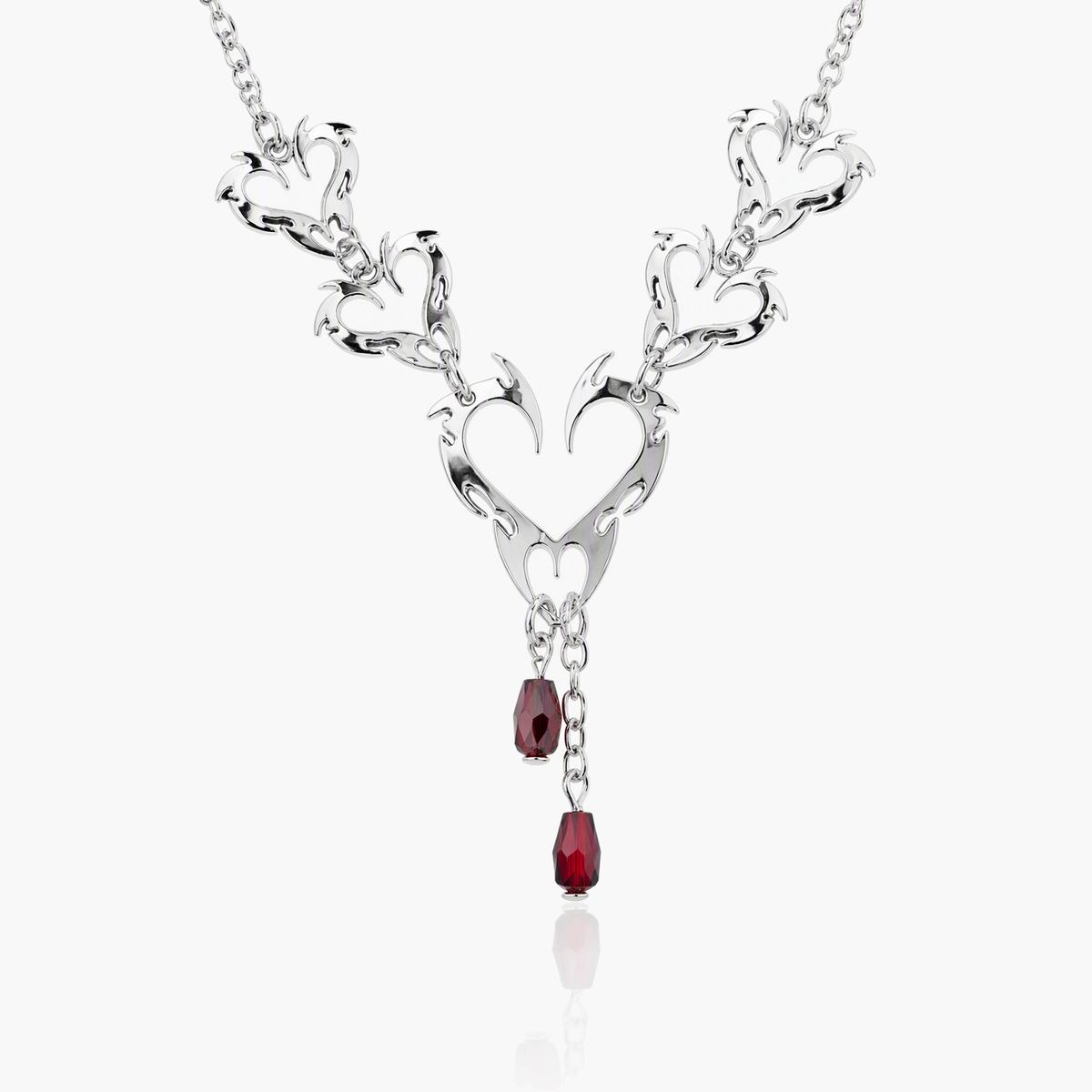 Tribal Heart Pendant Necklace
