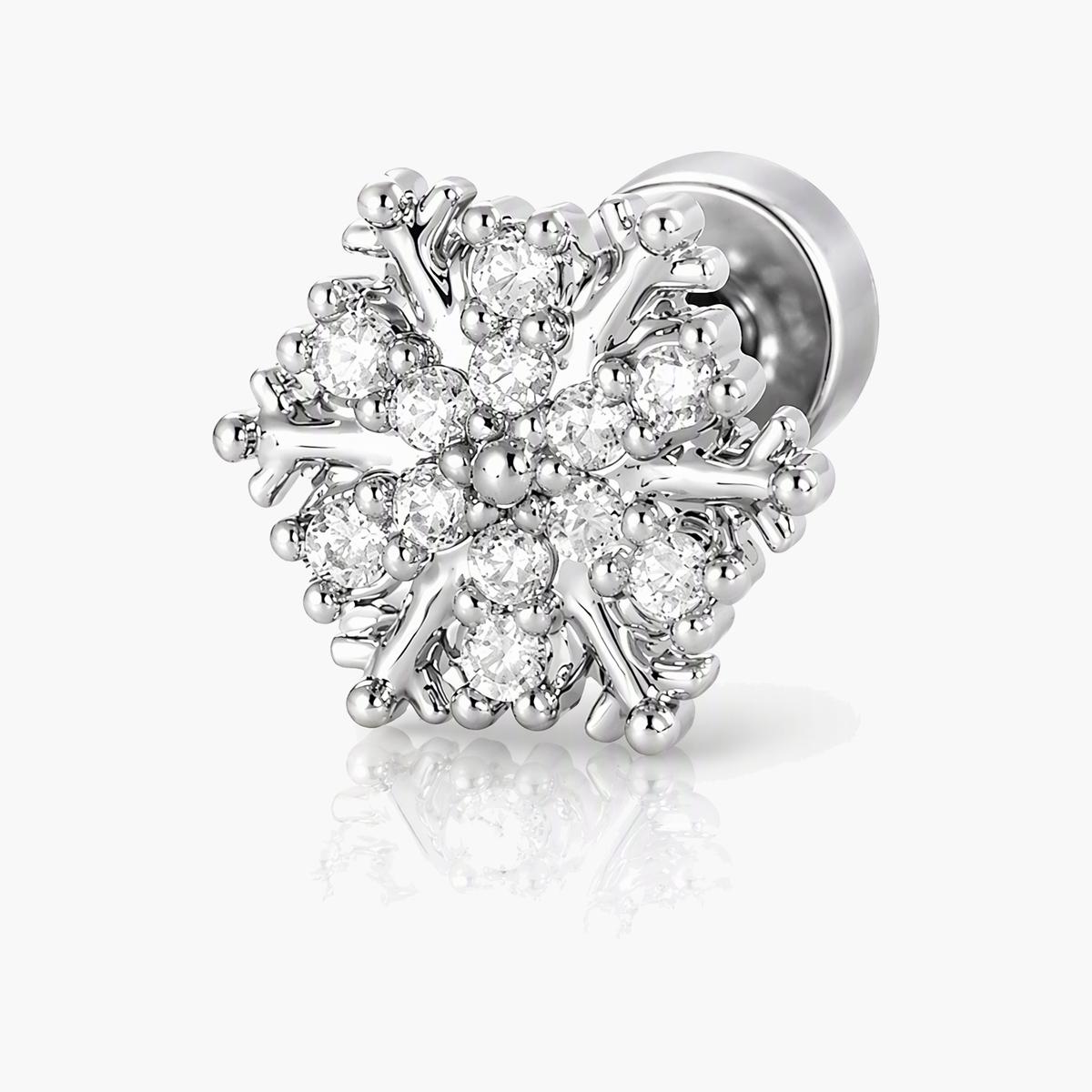 Snowflake Stud Earrings