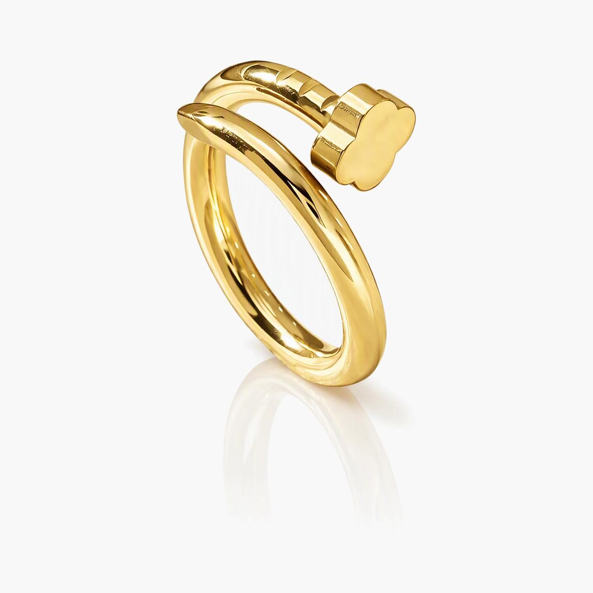 Four-Leaf Clover Adjustable Ring