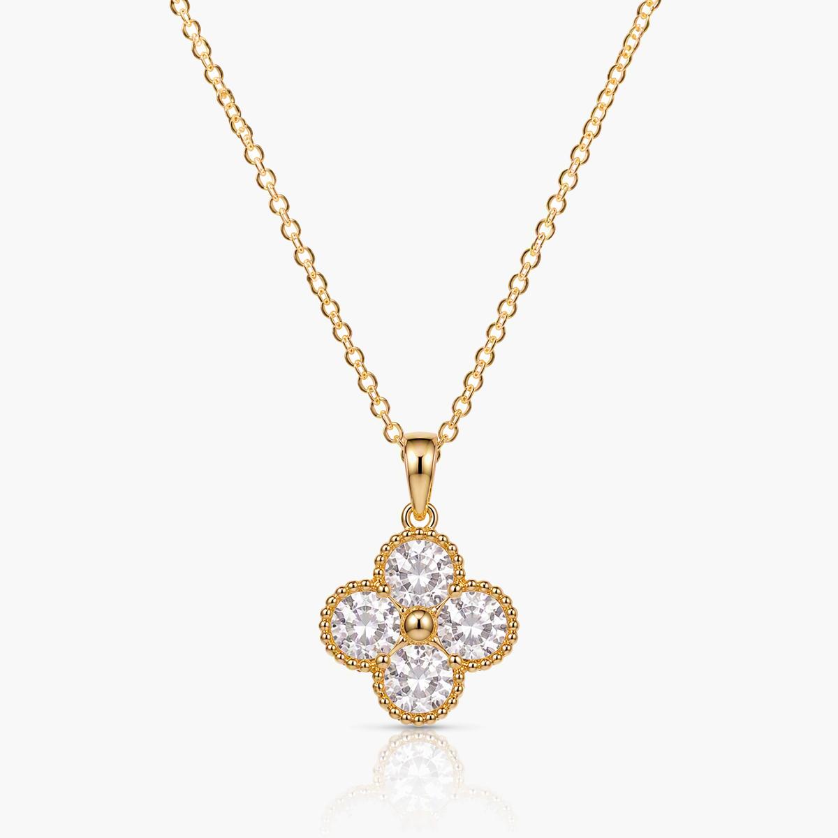 Four-Leaf Clover Pendant Necklace