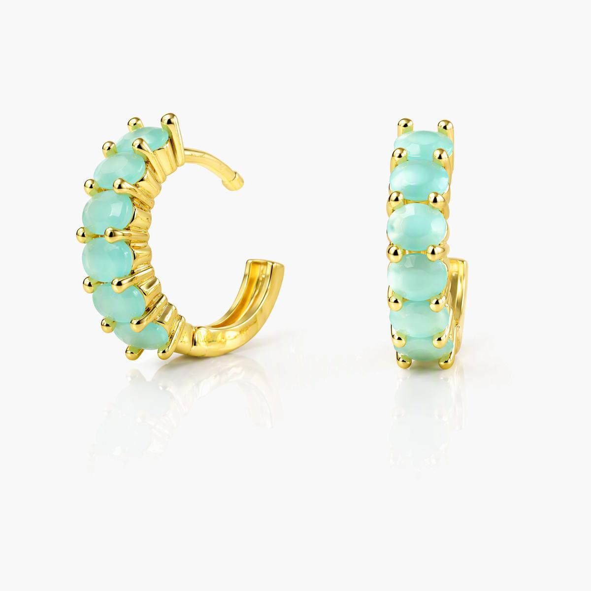 Trendy Open Cuff Huggie Earrings