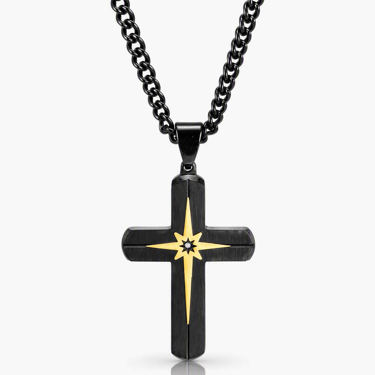 Star Cross Pendant Necklace