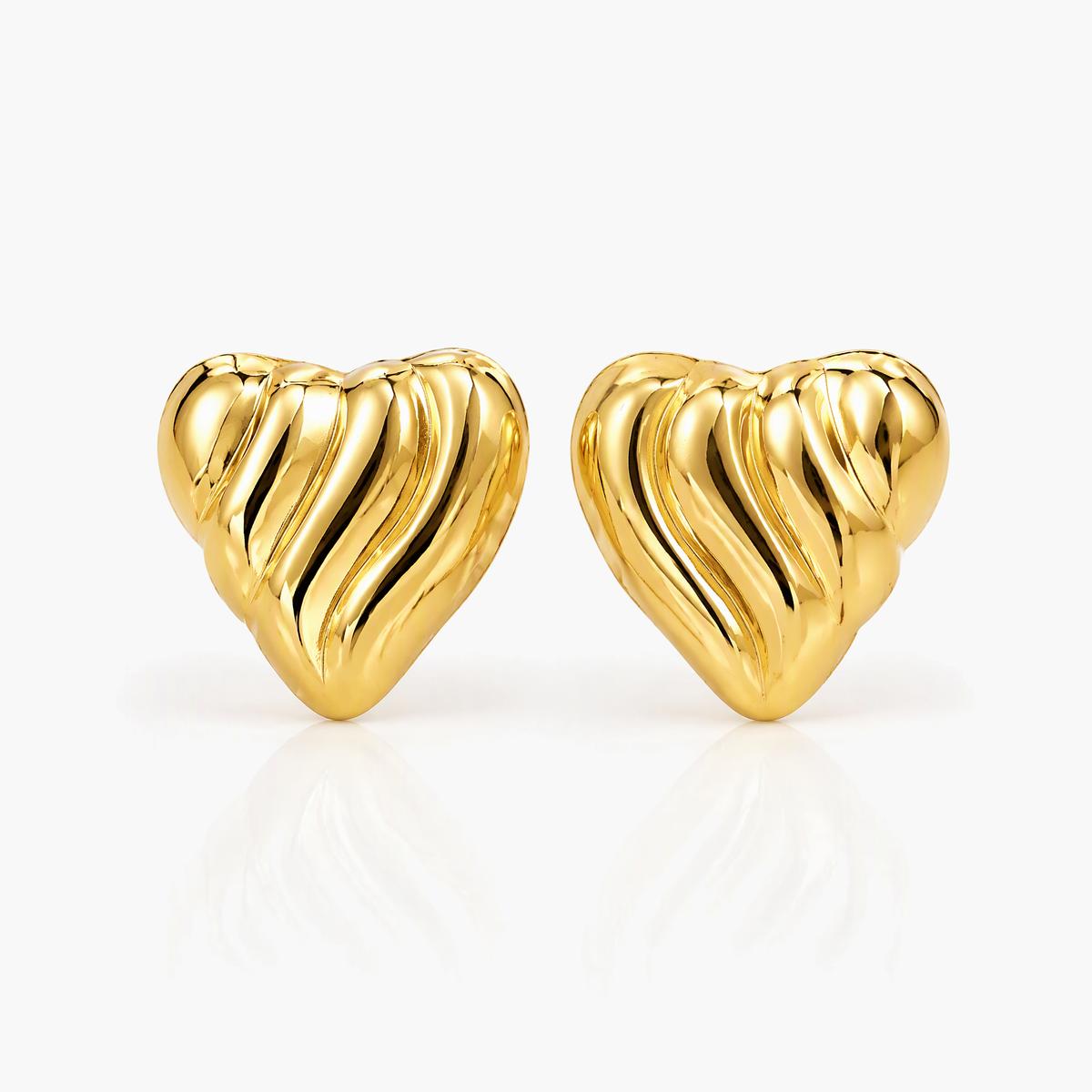 Heart Stud Earrings