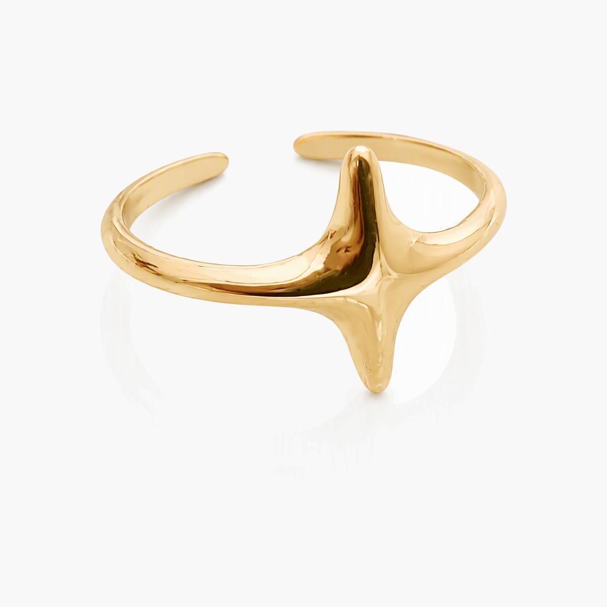 Minimalist Star Open Ring