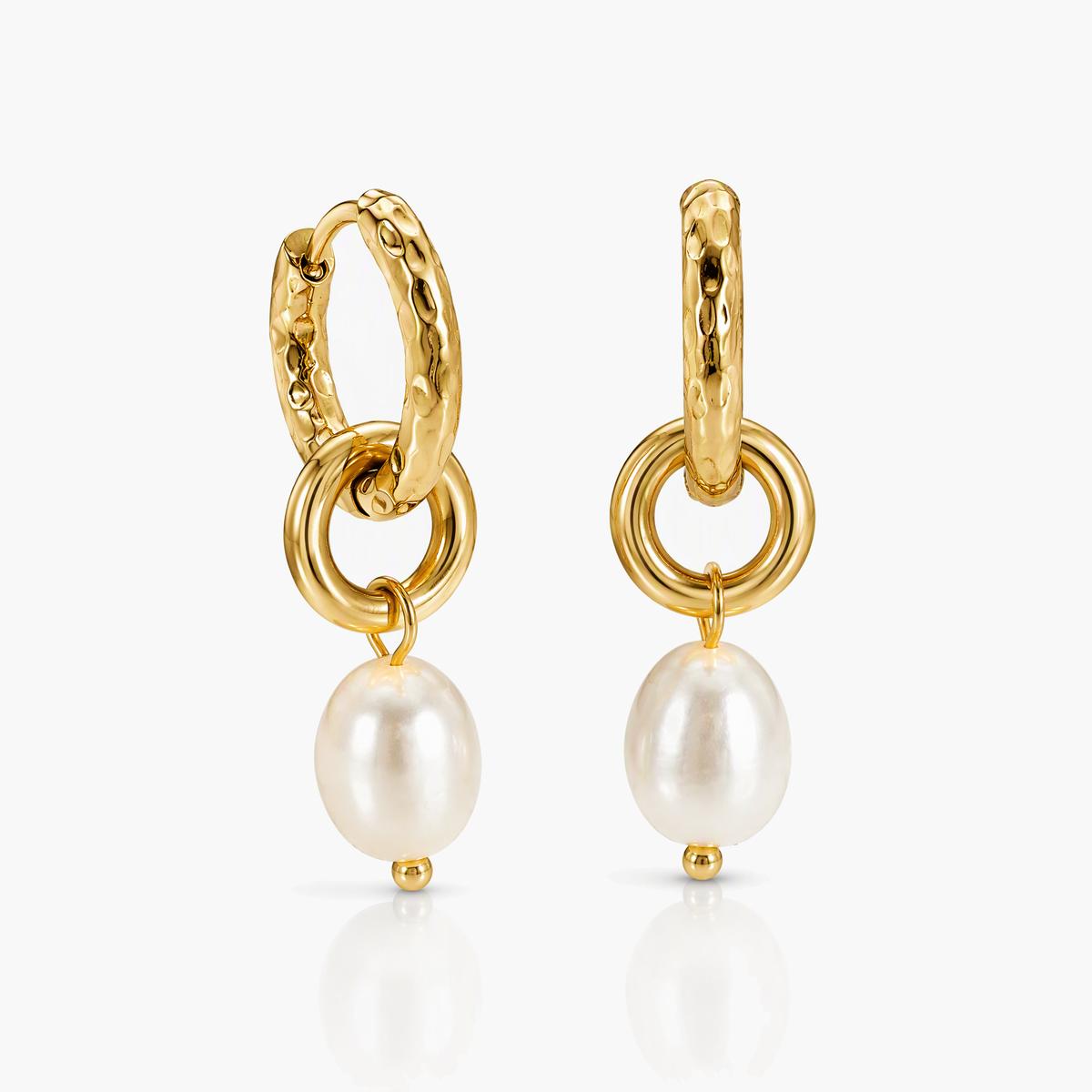 Dainty Pearl Drop Earrings
