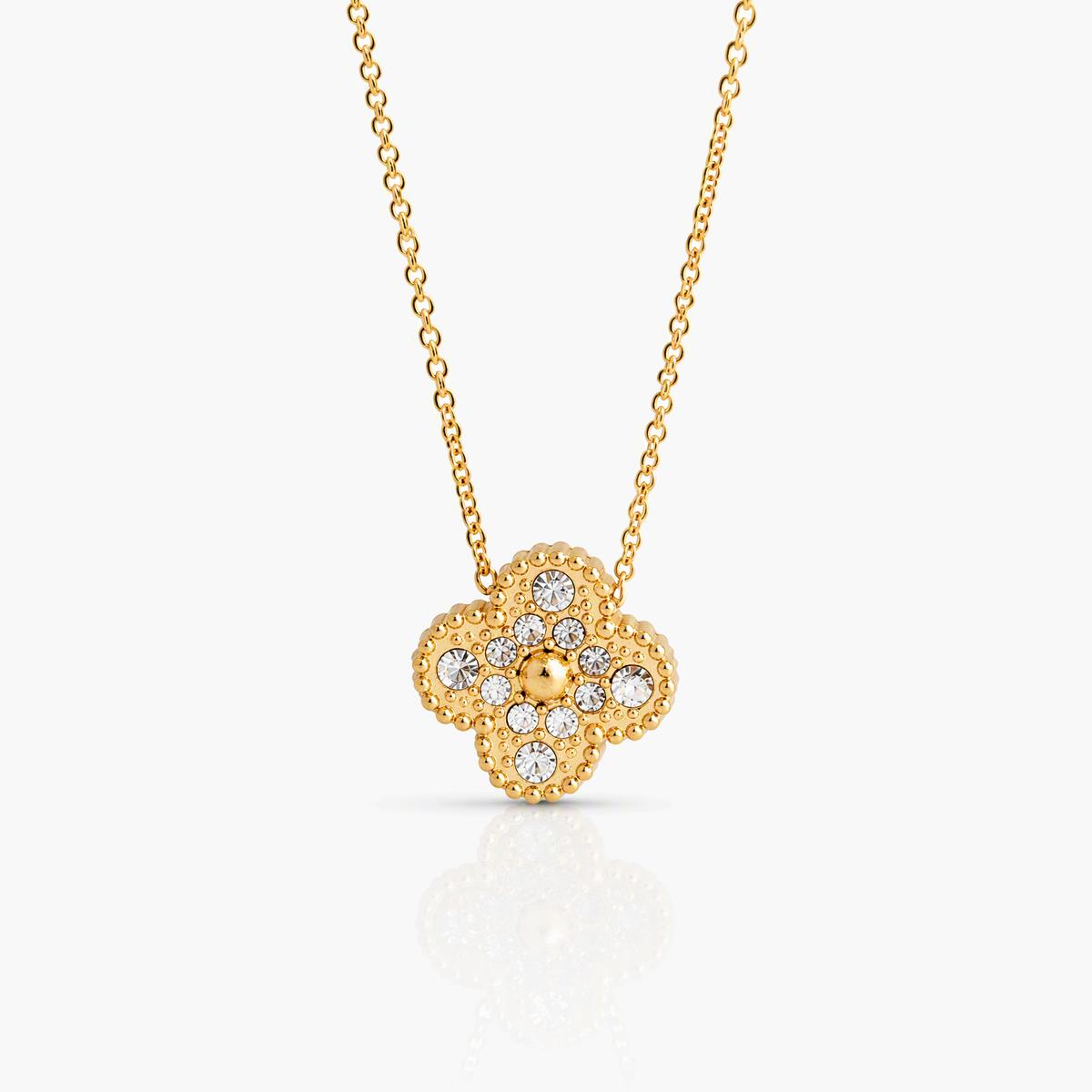 Dainty Flower Pendant Necklace