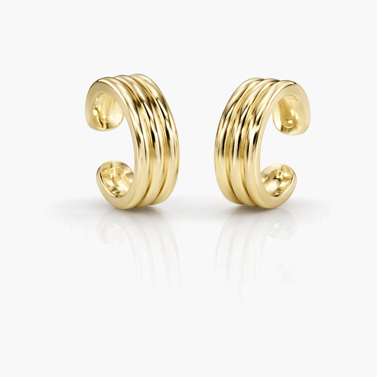 Trendy Open Cuff Earrings