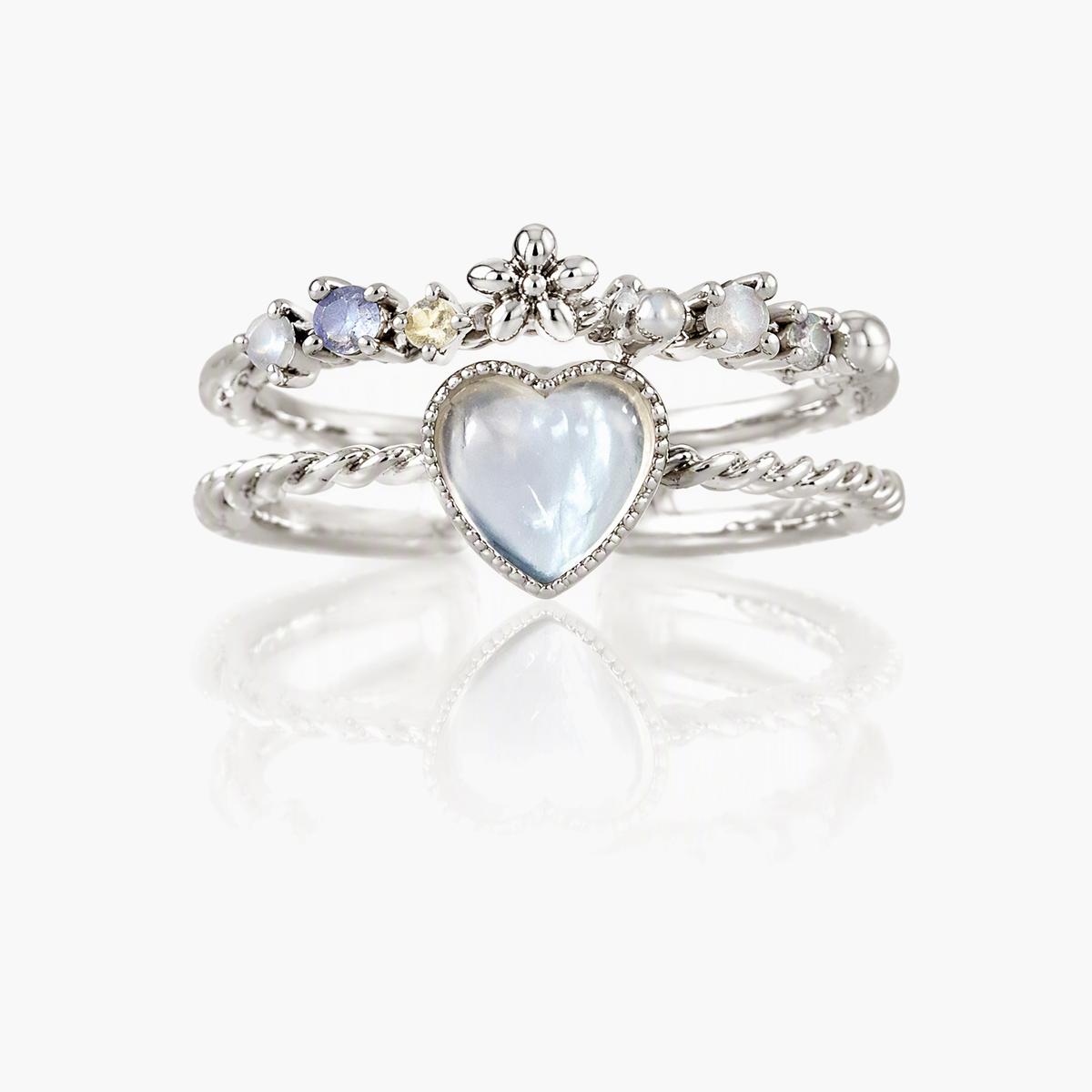 Dainty Heart Open Ring
