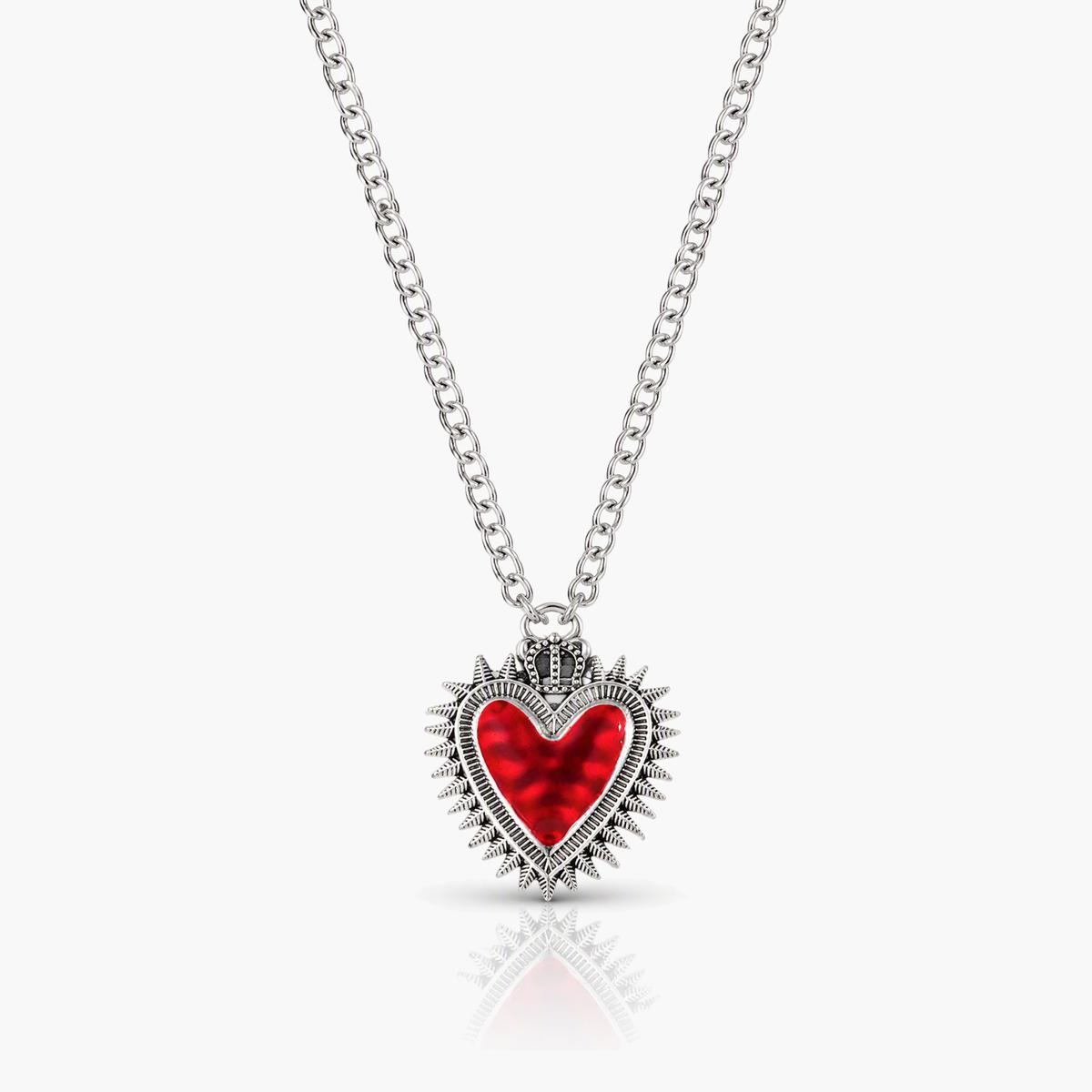 Vintage Multi-Heart Charm Necklace