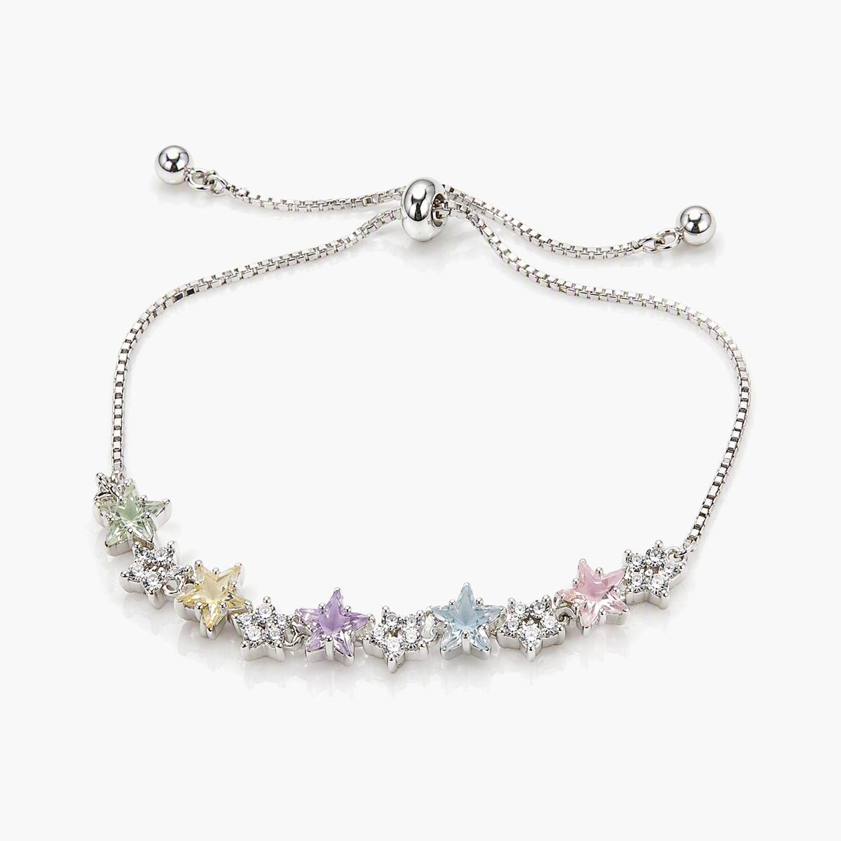 Dainty Multicolor Star Bracelet