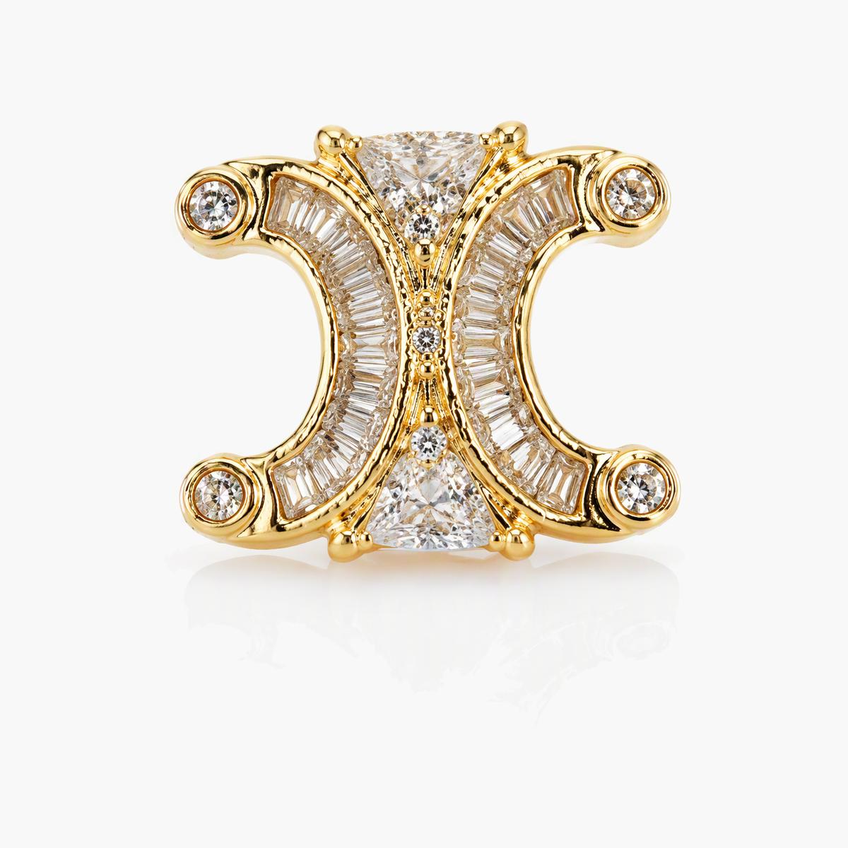 Elegant Double Moon Stud Earrings