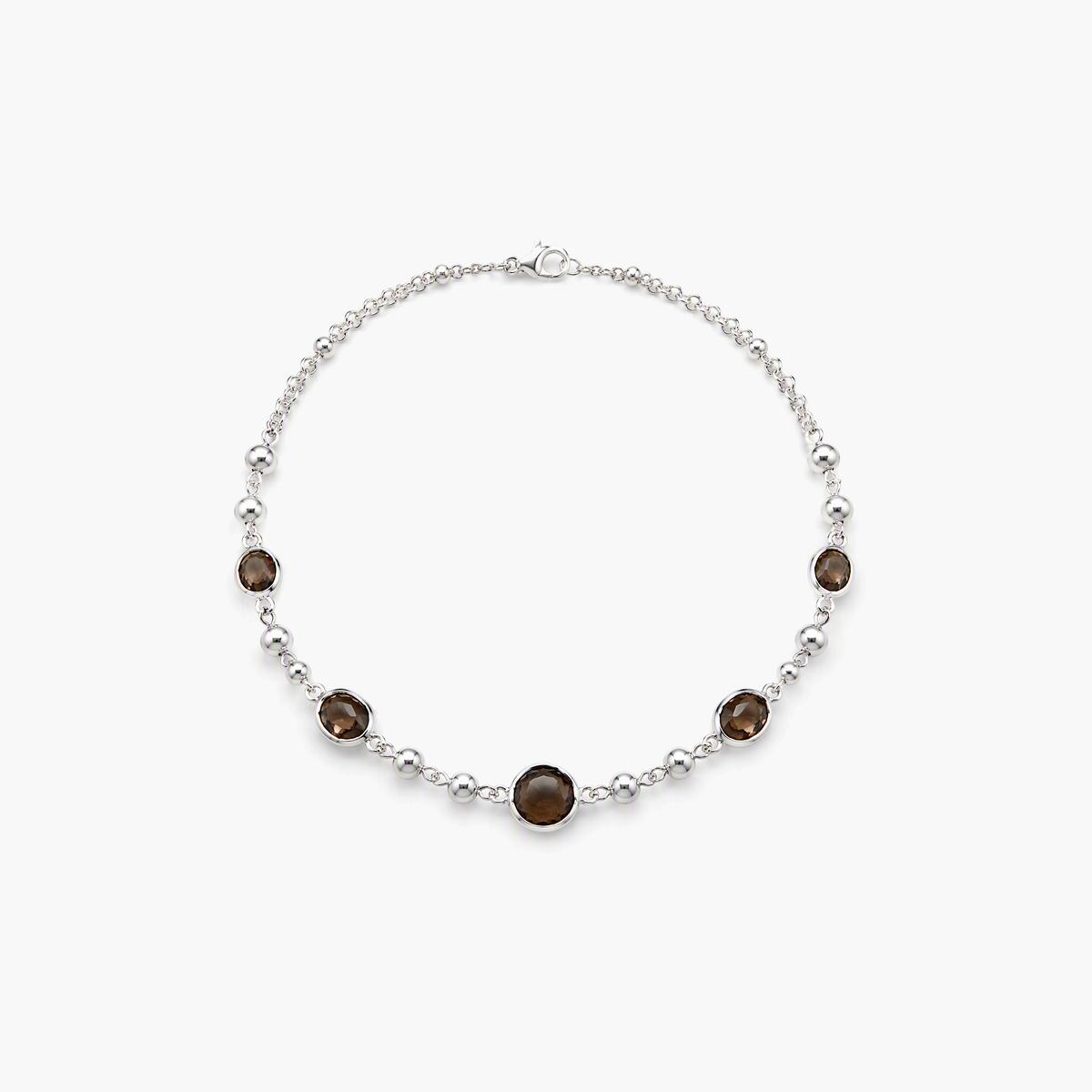 Oval Stone Bead Necklace