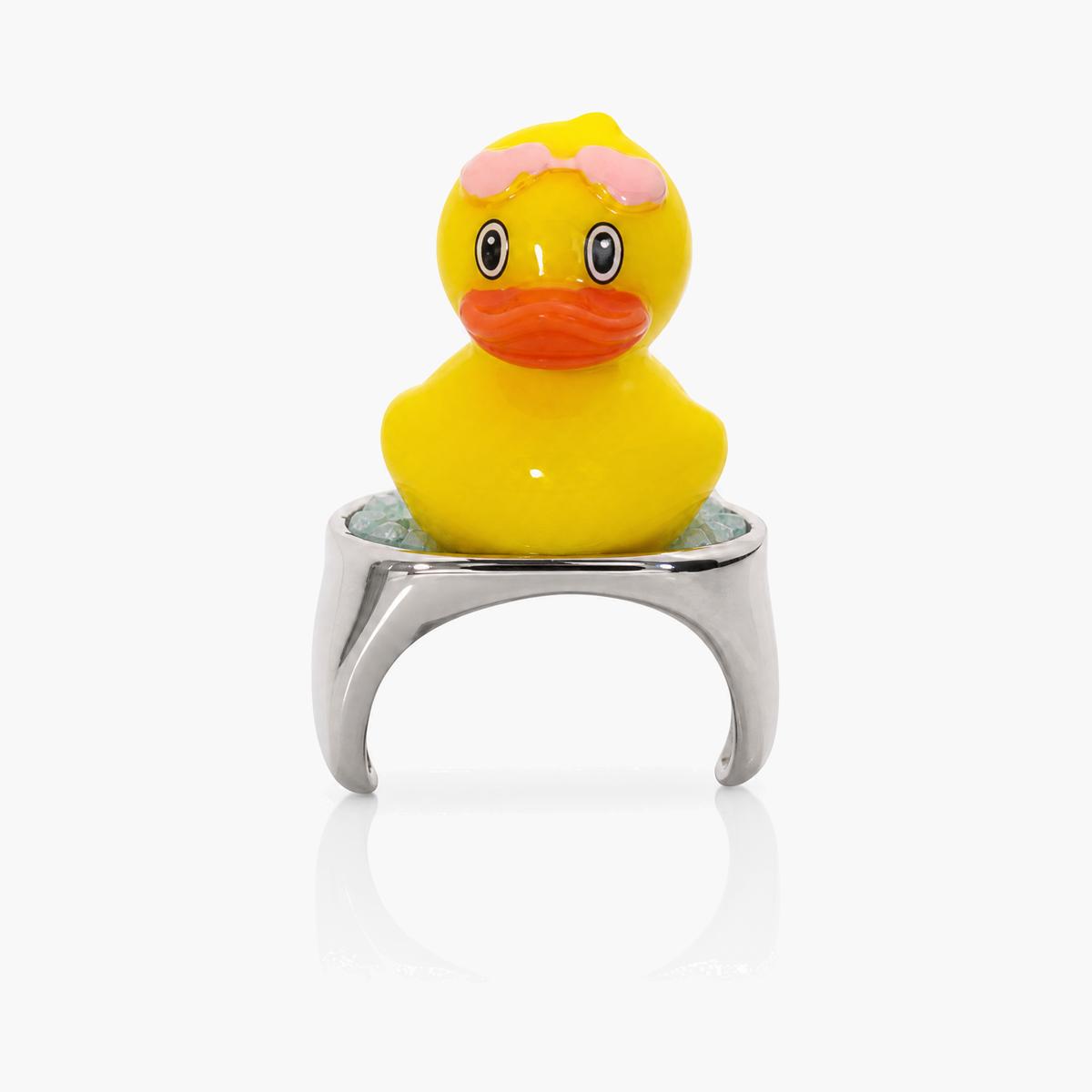 Cute Rubber Duck Ring