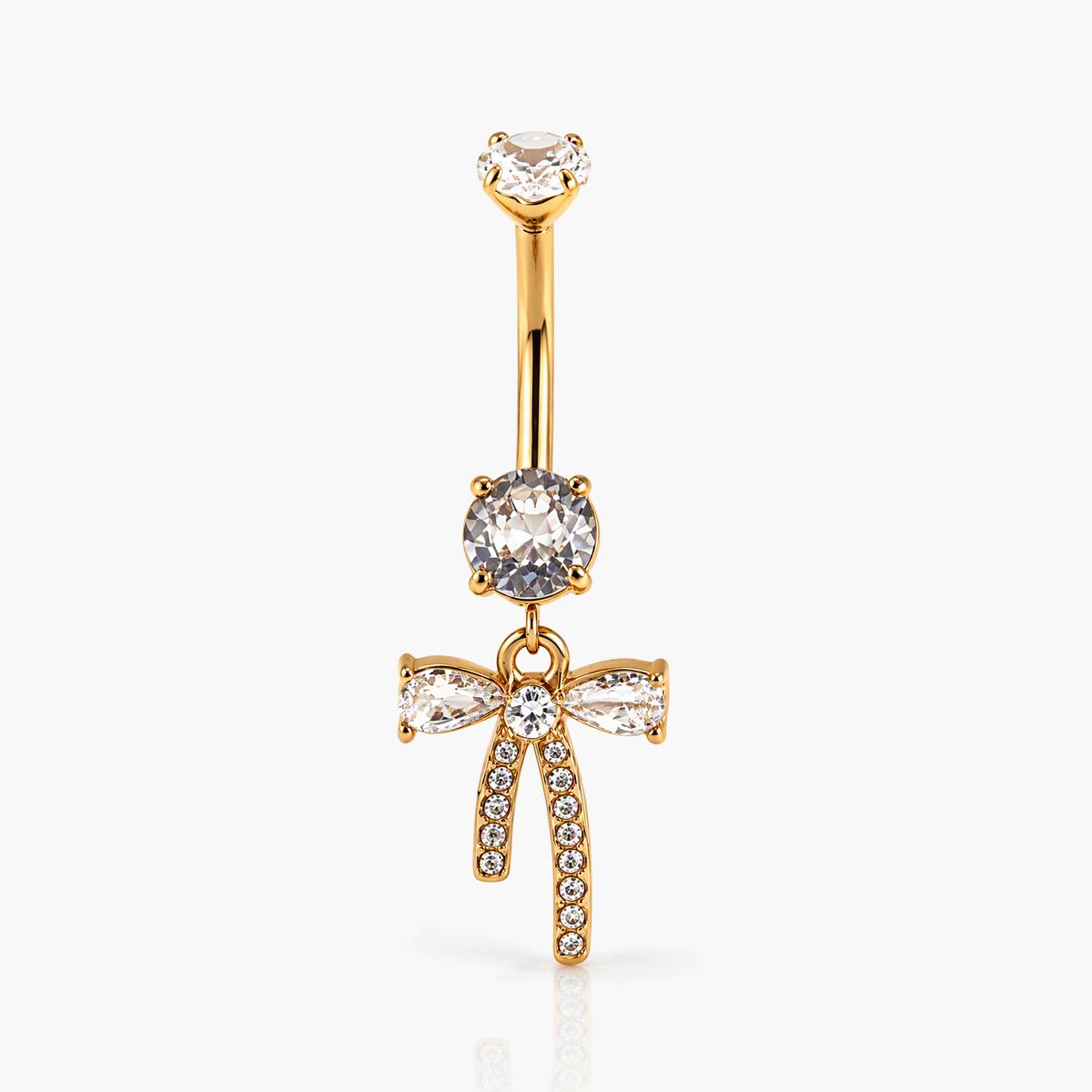 Cute Bow Knot Belly Ring
