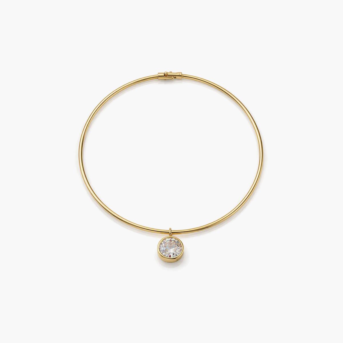 Minimalist Rigid Collar Necklace