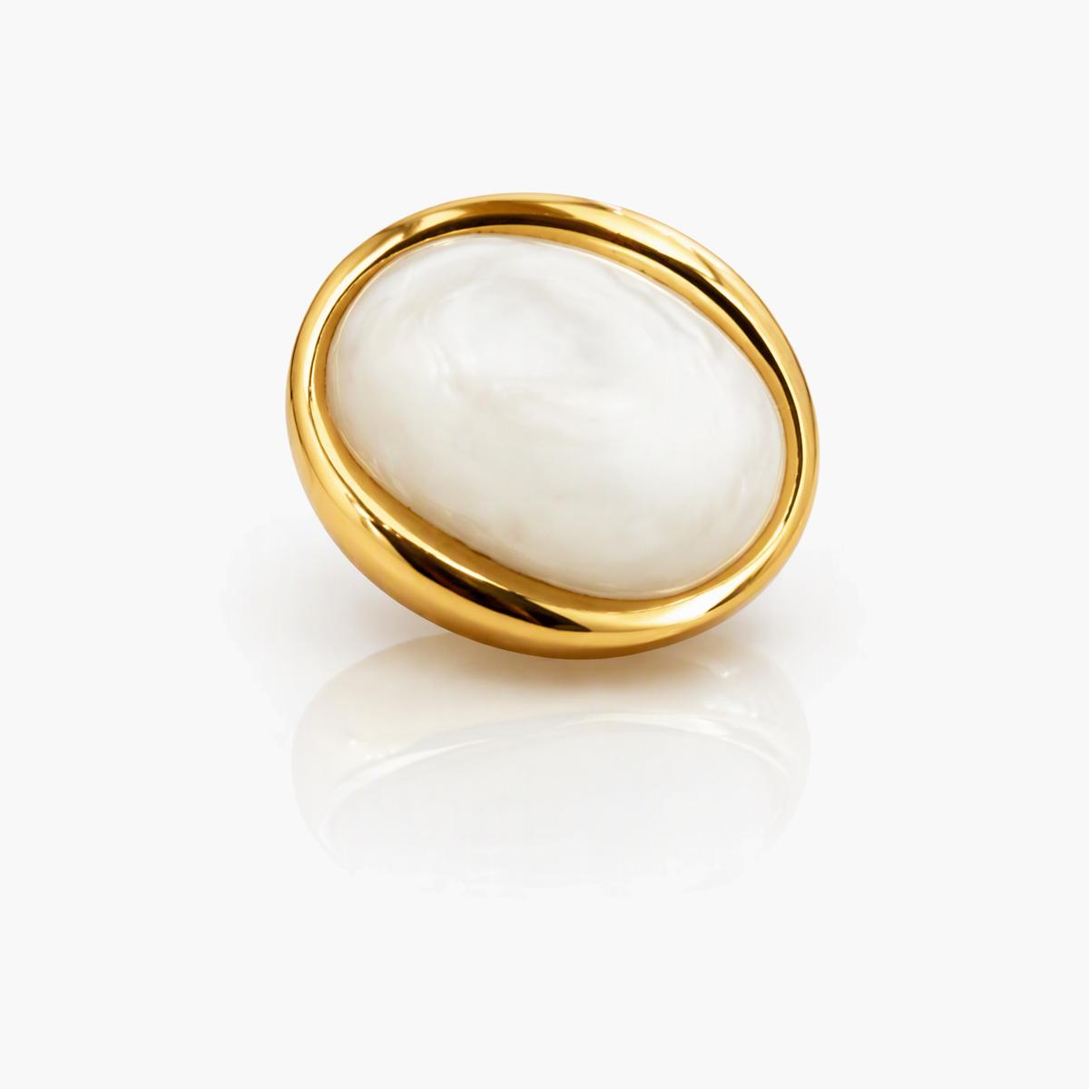 Vintage Oval Cabochon Ring