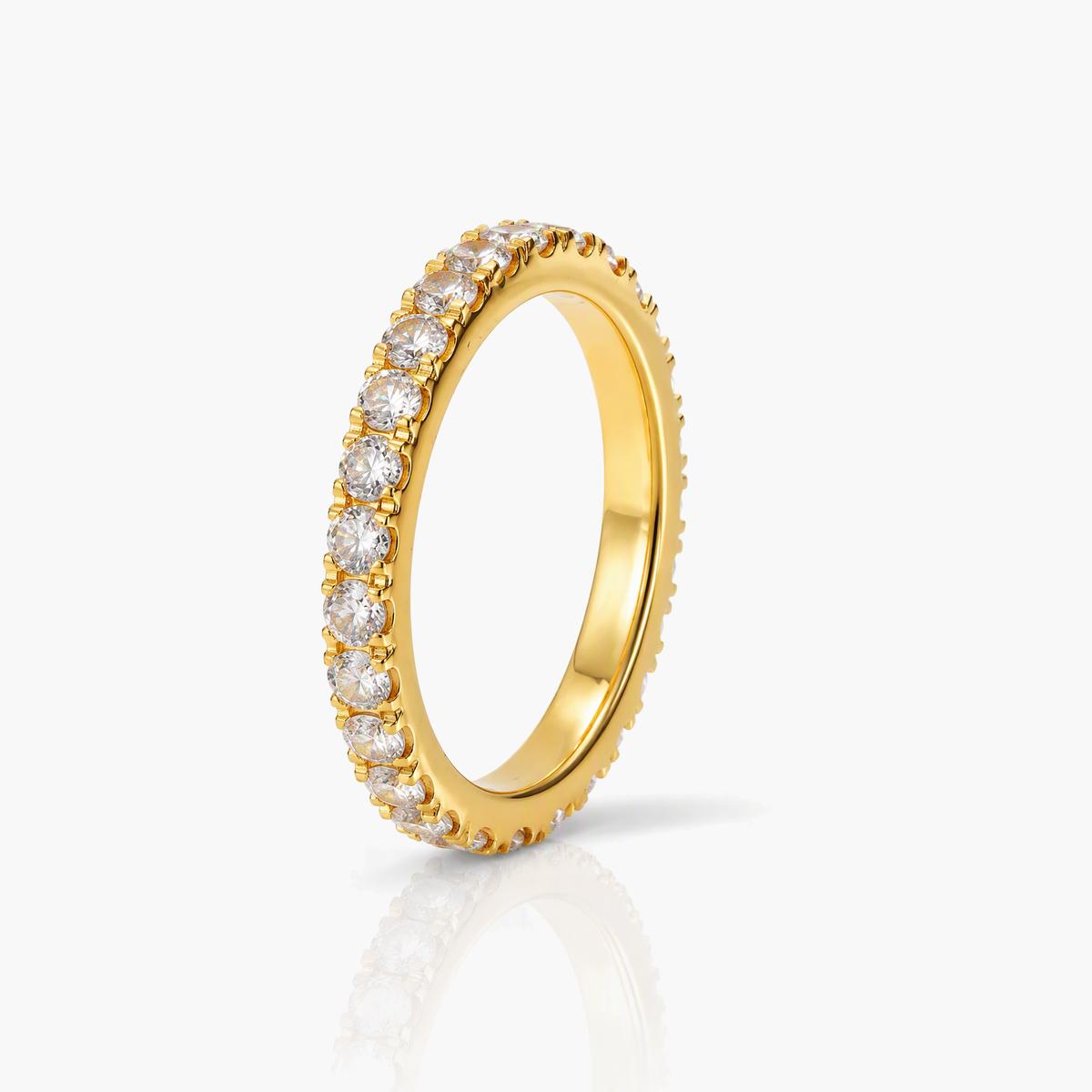 Elegant Eternity Band Ring