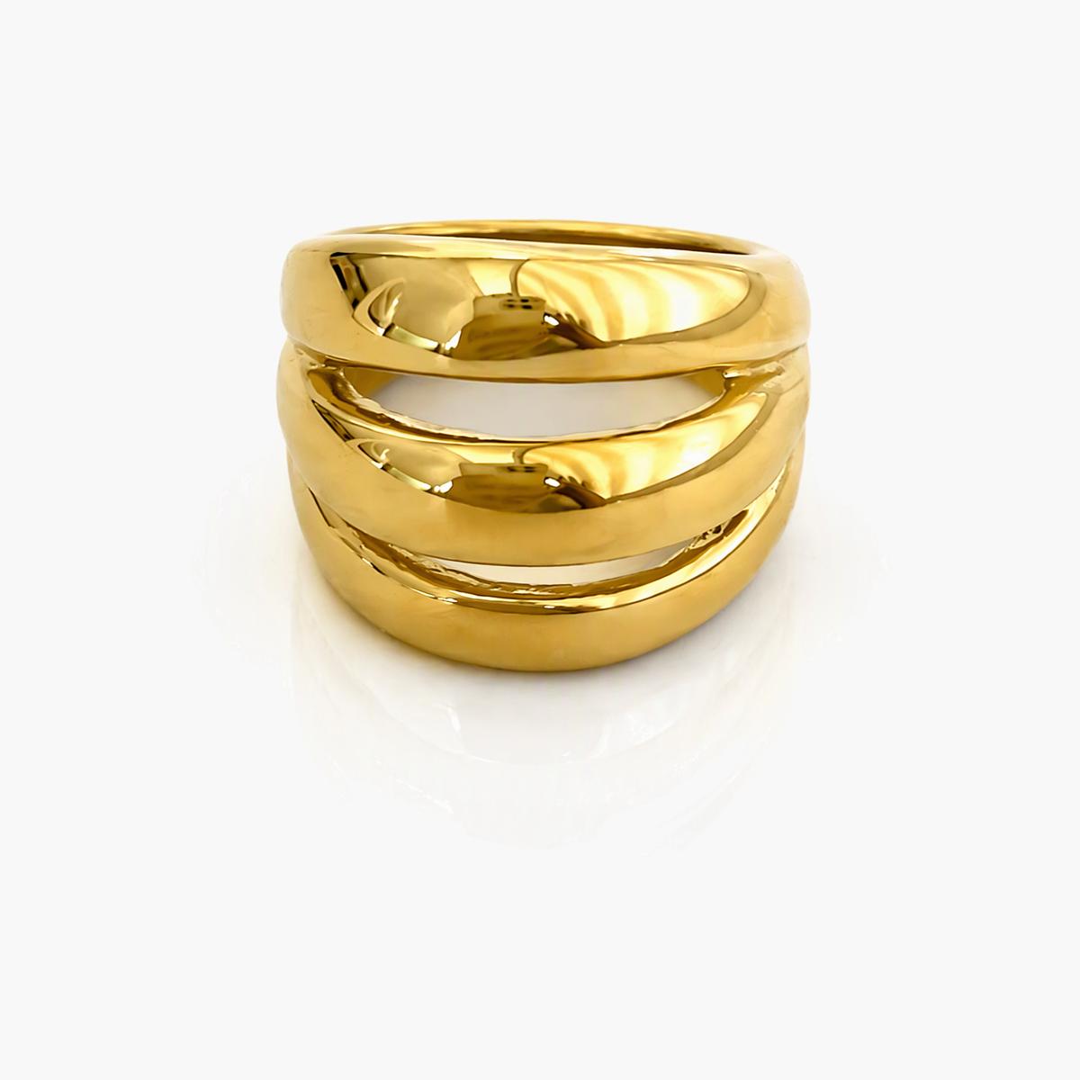 Chunky Triple Band Ring