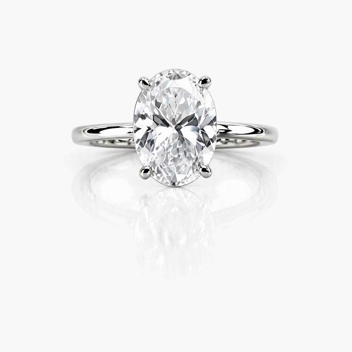 Elegant Oval Stone Ring