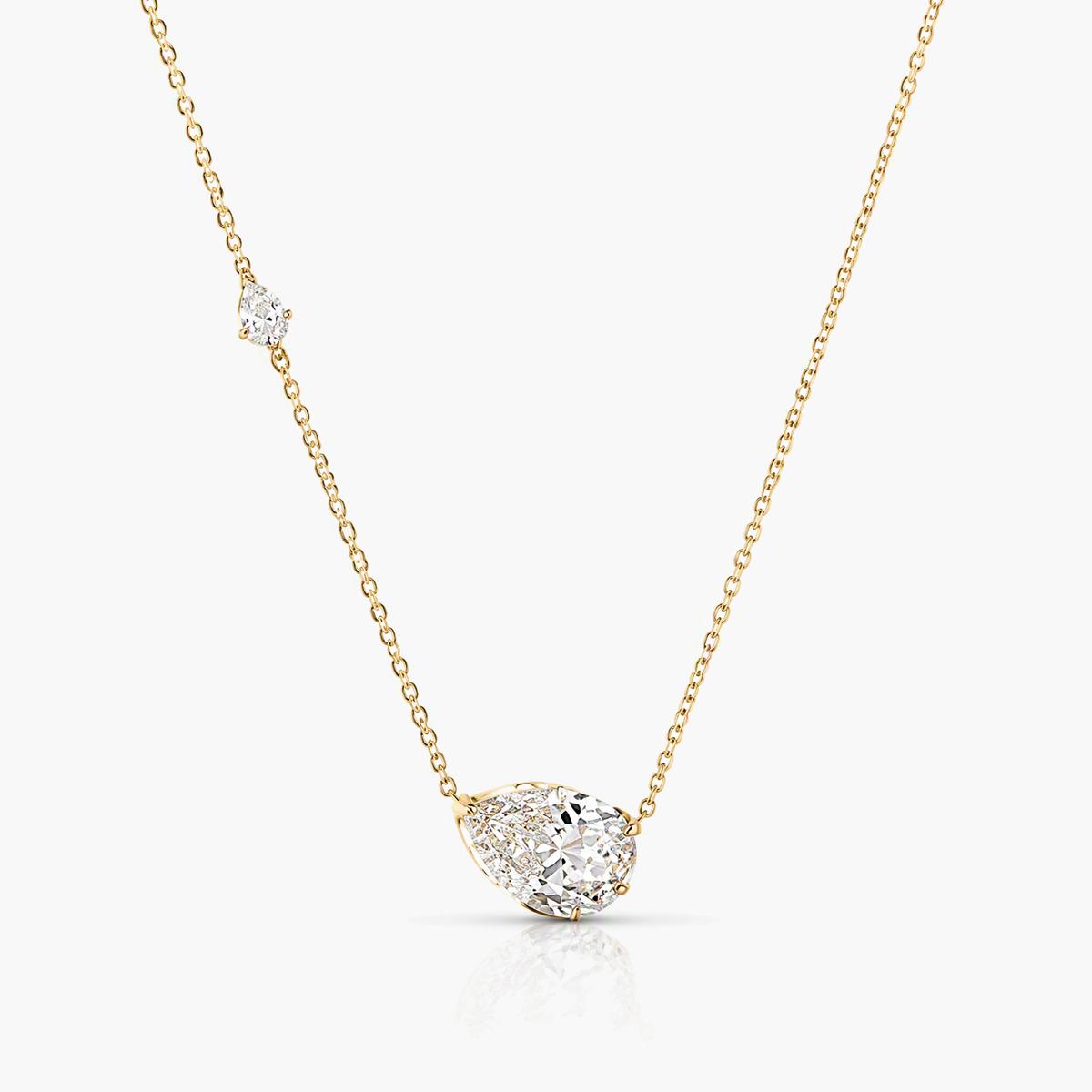 Dainty Pear Shape Pendant Necklace