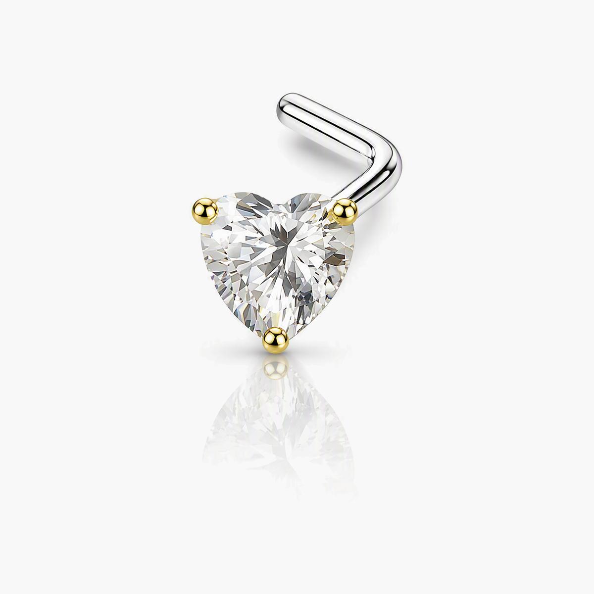 Dainty Heart Nose Ring