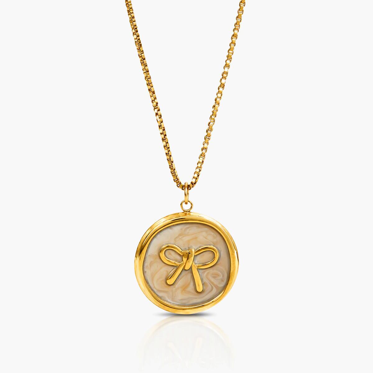 Dainty Star Bow Butterfly Pendant Necklace