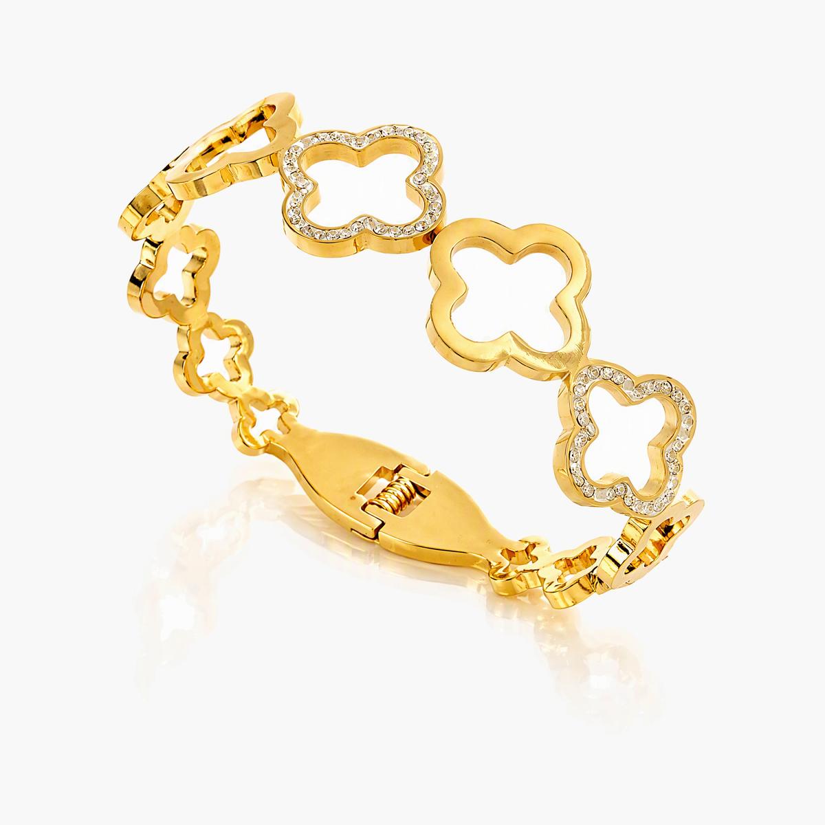 Four-Leaf Clover Bracelet