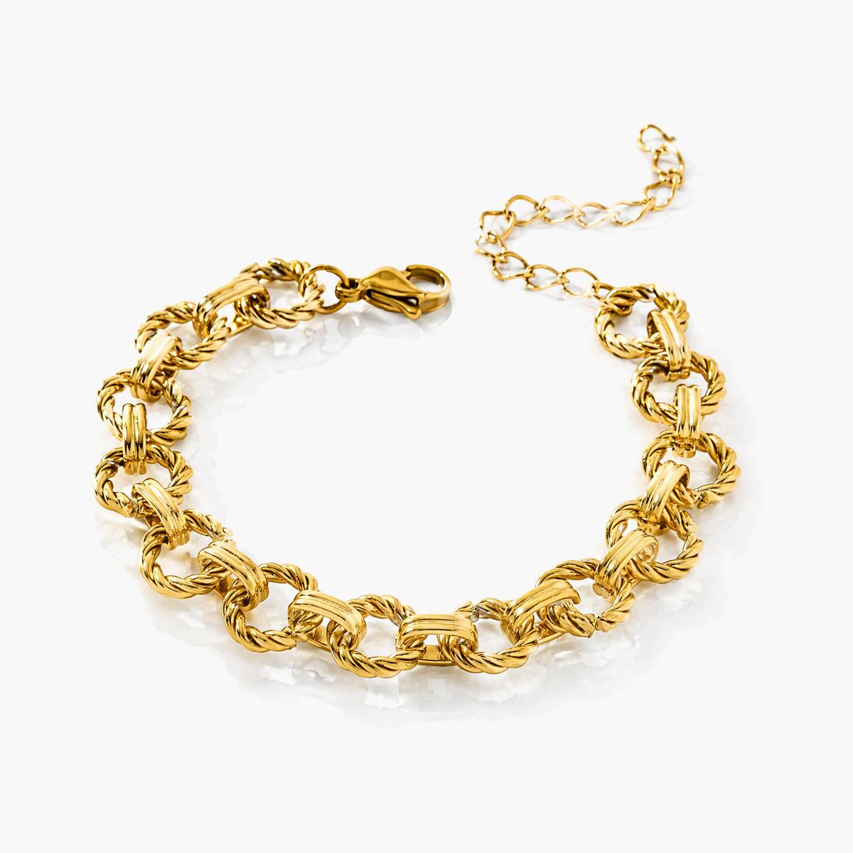 Twisted Link Chain Bracelet